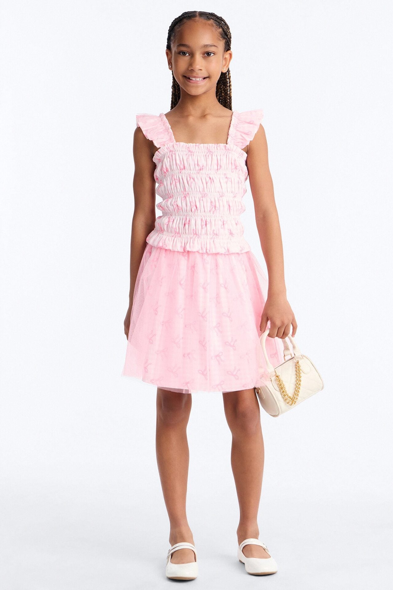 Mini Bella Skirt Set - Pink image 1