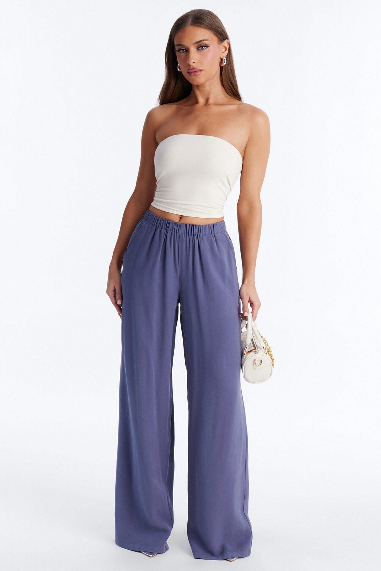 Coffee Break Straight Leg Pant 33″ - Navy image 1