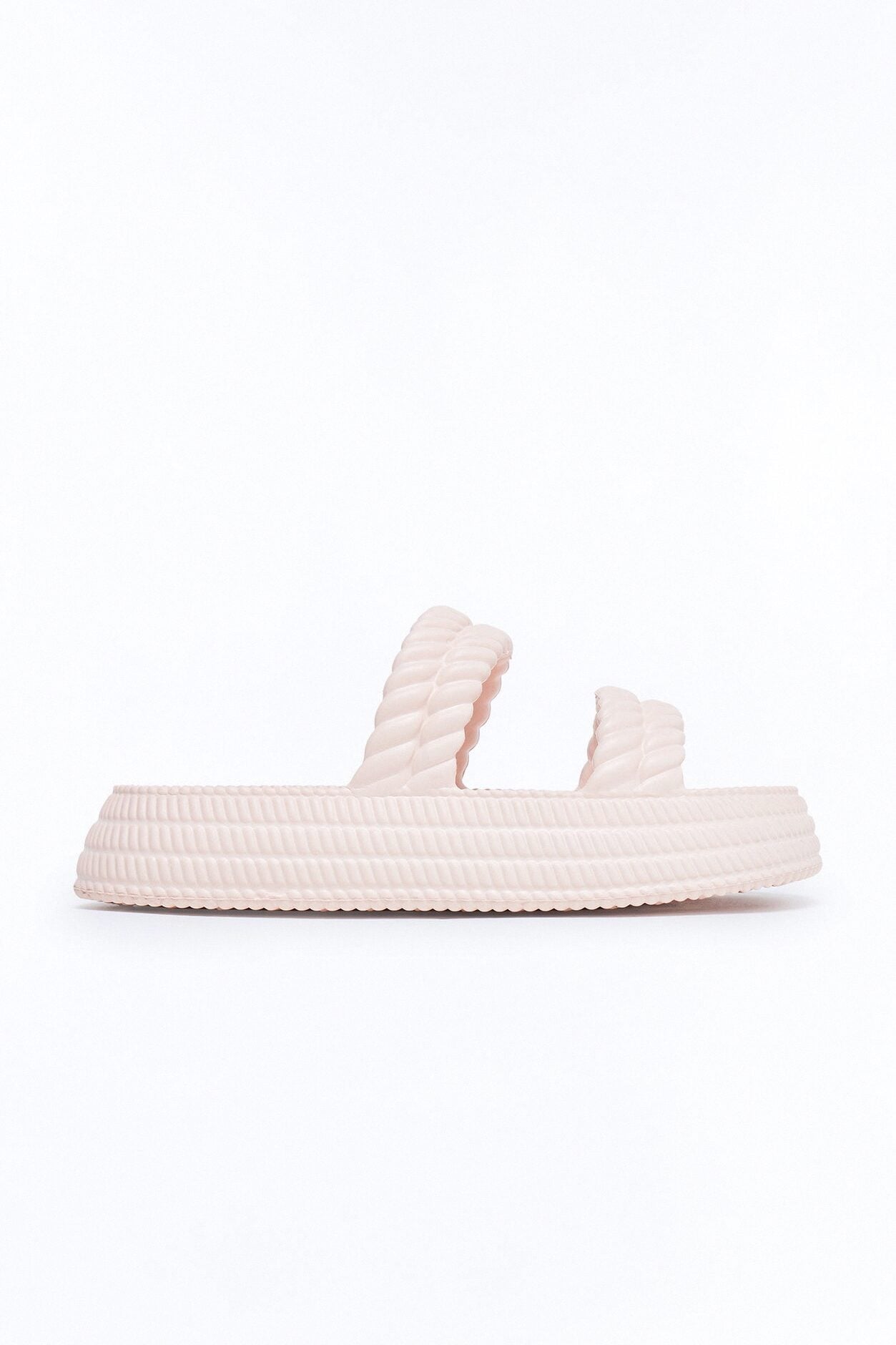 Murray Braided Slip On Slides - Light Pink image 1