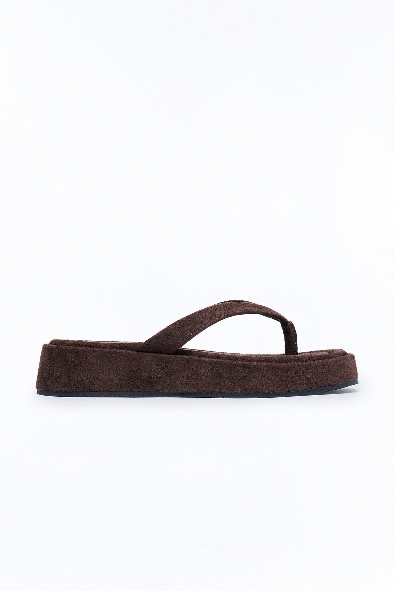 Riley Square Toe Flip Fops - Chocolate image 1