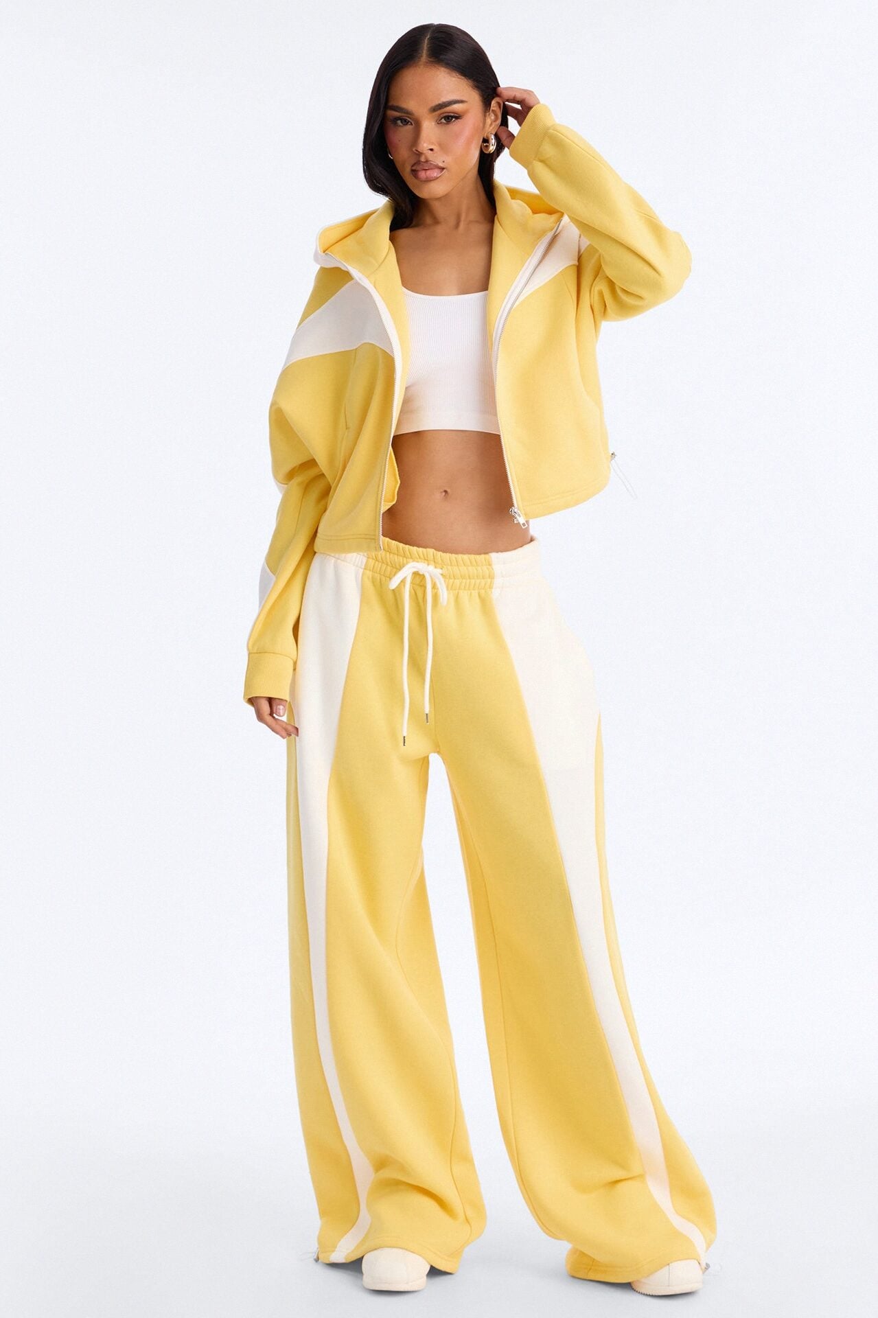 Comfort Coded Fleece Lounge Pant - Yellow image 1