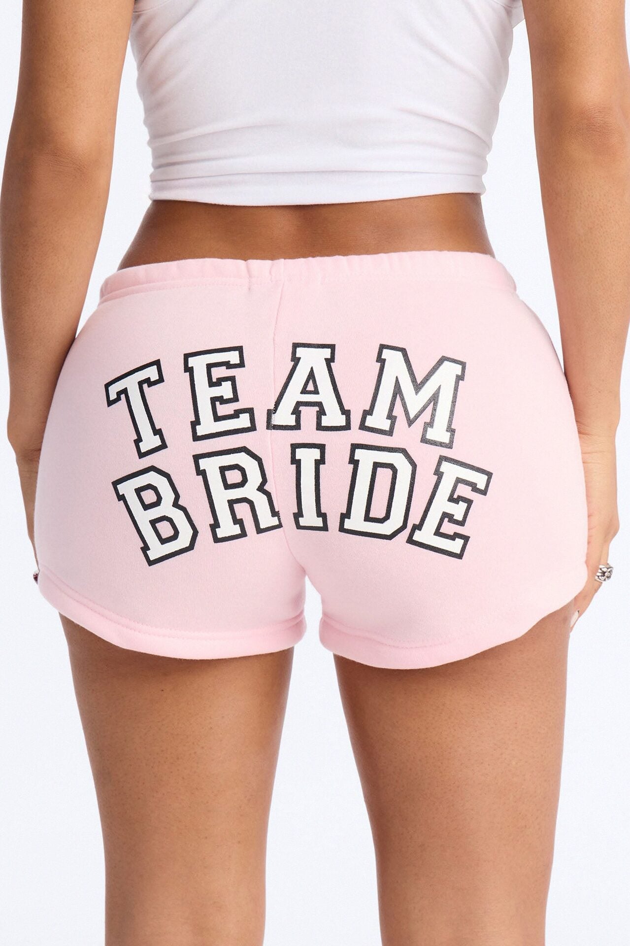 Team Bride Sweatshort - Pink/combo image 1
