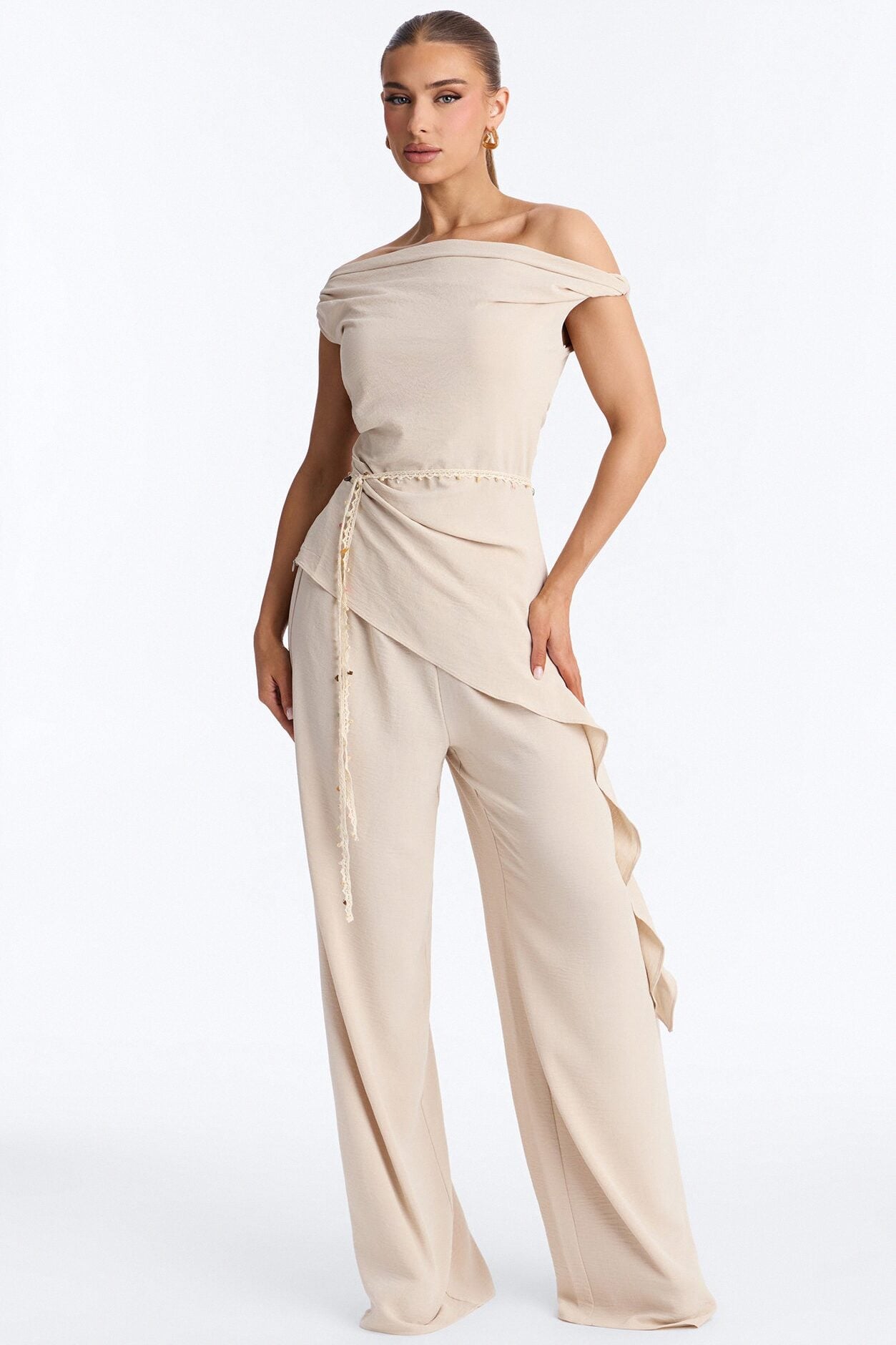 Laguna Veda 3 Piece Pant Set - Sand image 1