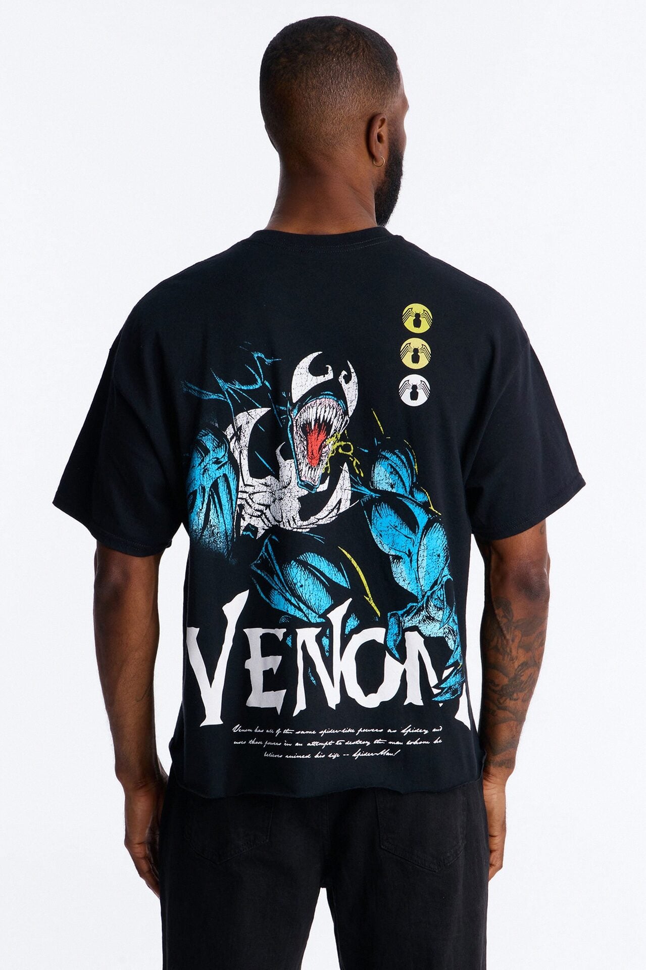 Venom The Anti Hero Boxy Short Sleeve Tee - Black image 1