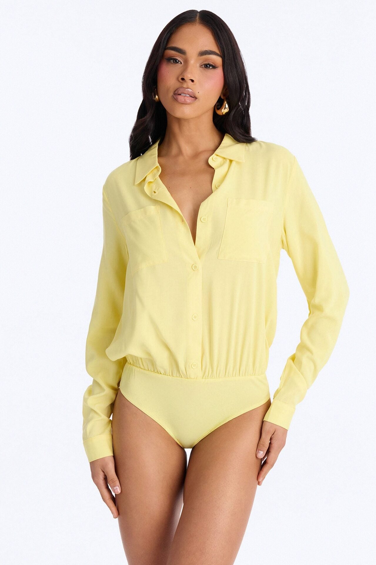 You Better Work Bodysuit - Yellow image 1