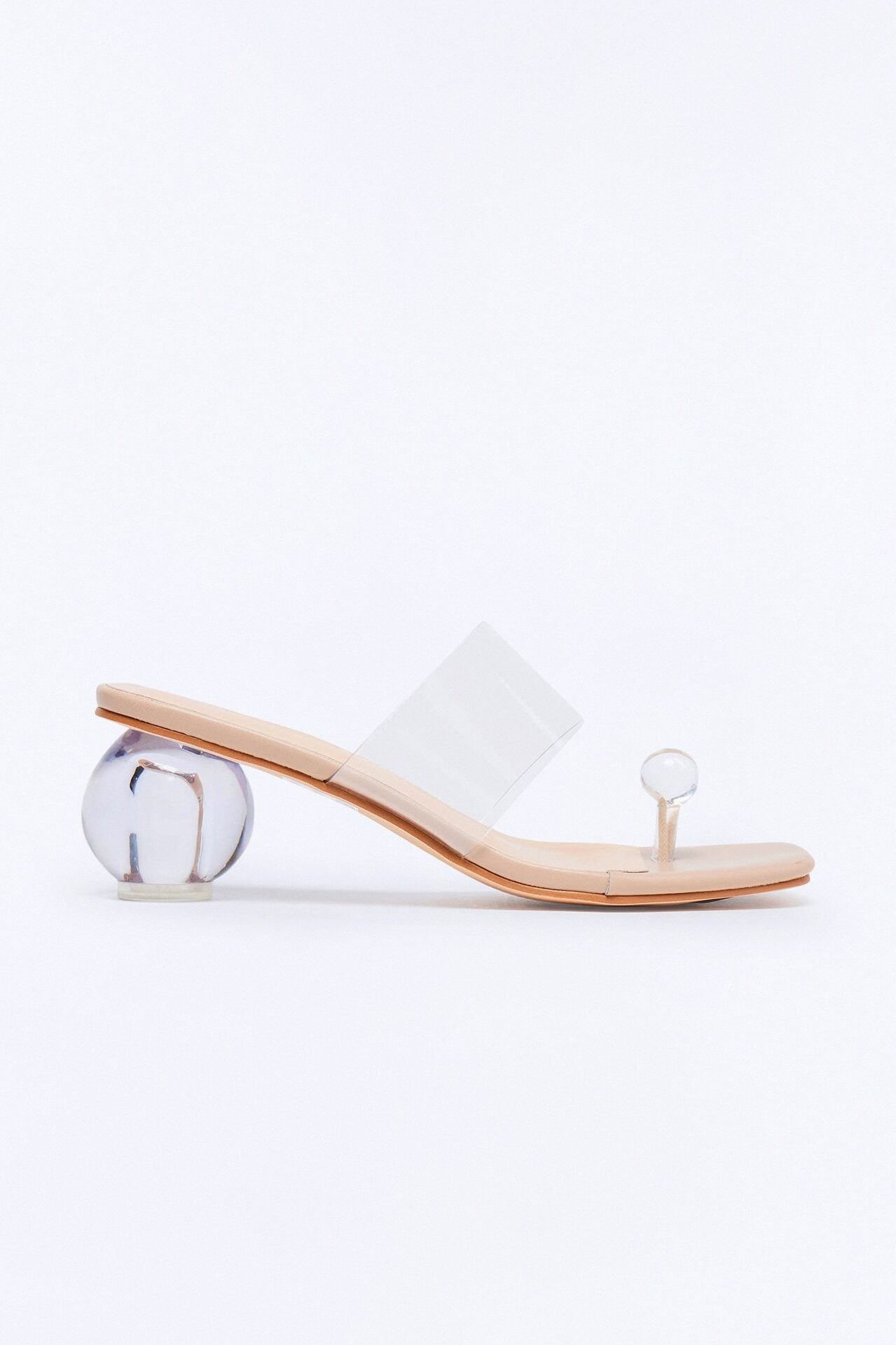 Popular Toe Ring Novelty Heels - Clear image 1