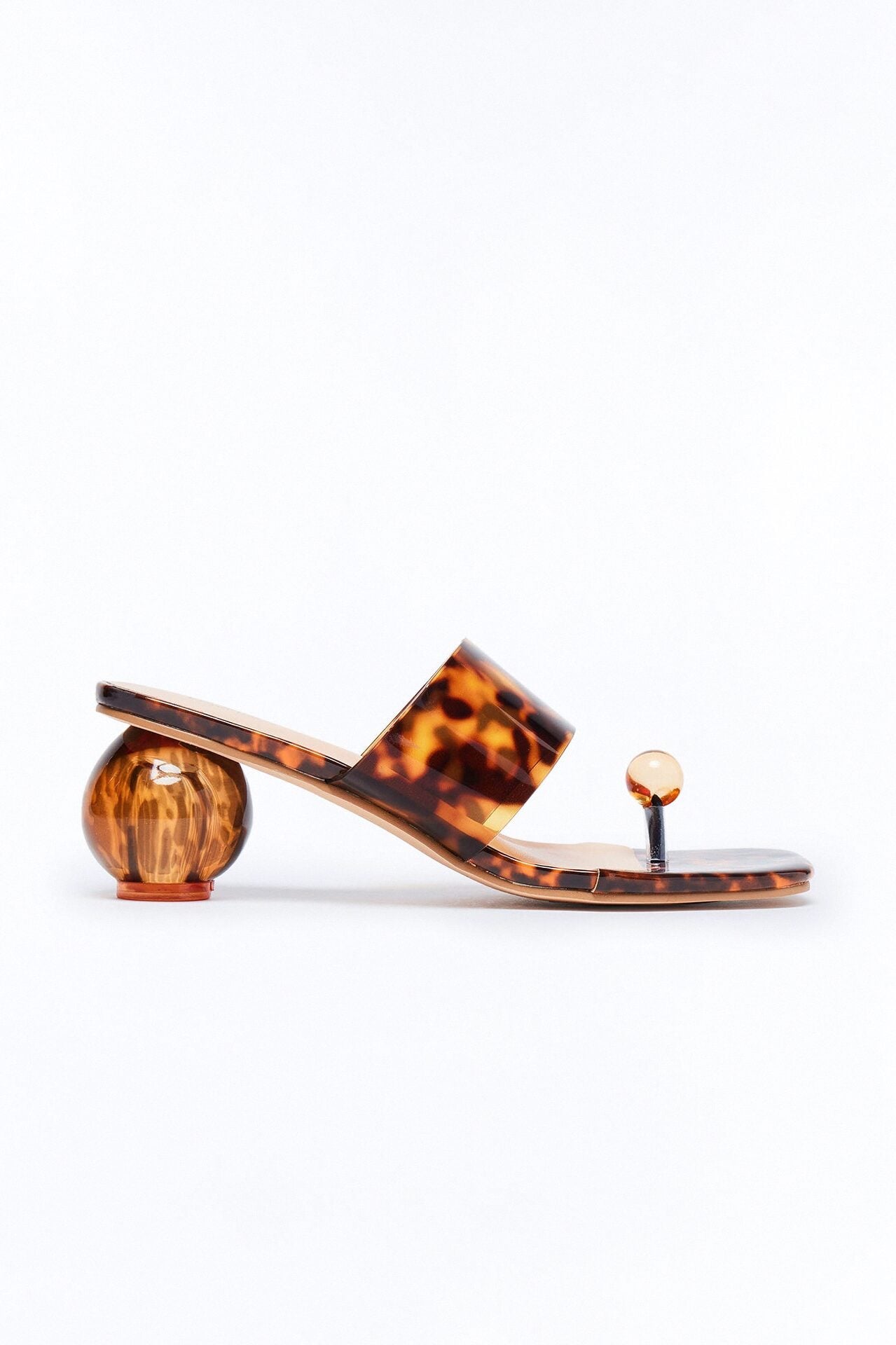 Popular Toe Ring Novelty Heels - Tortoise image 1