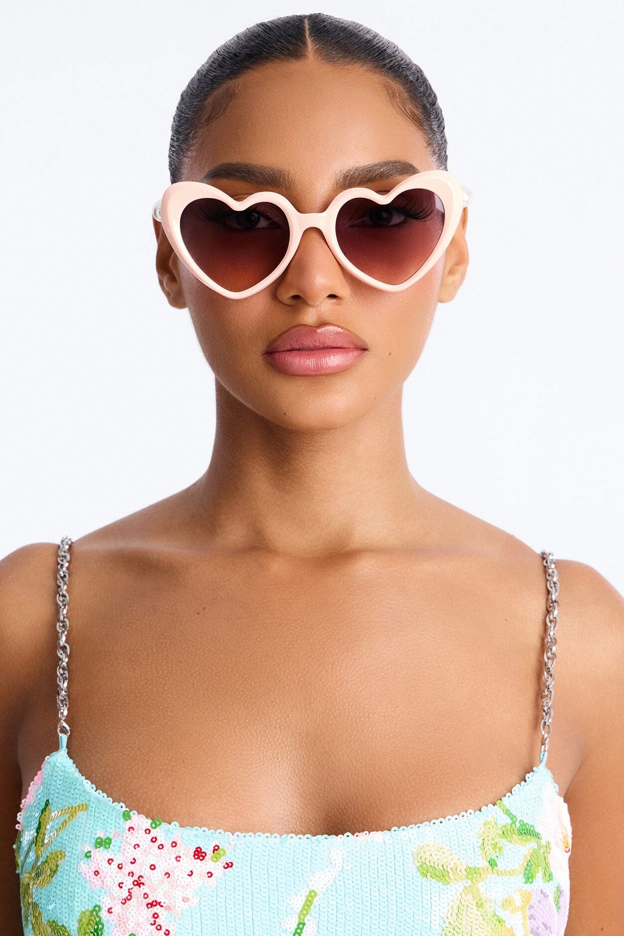 Forever Yours Heart Sunglasses - Pink image 1