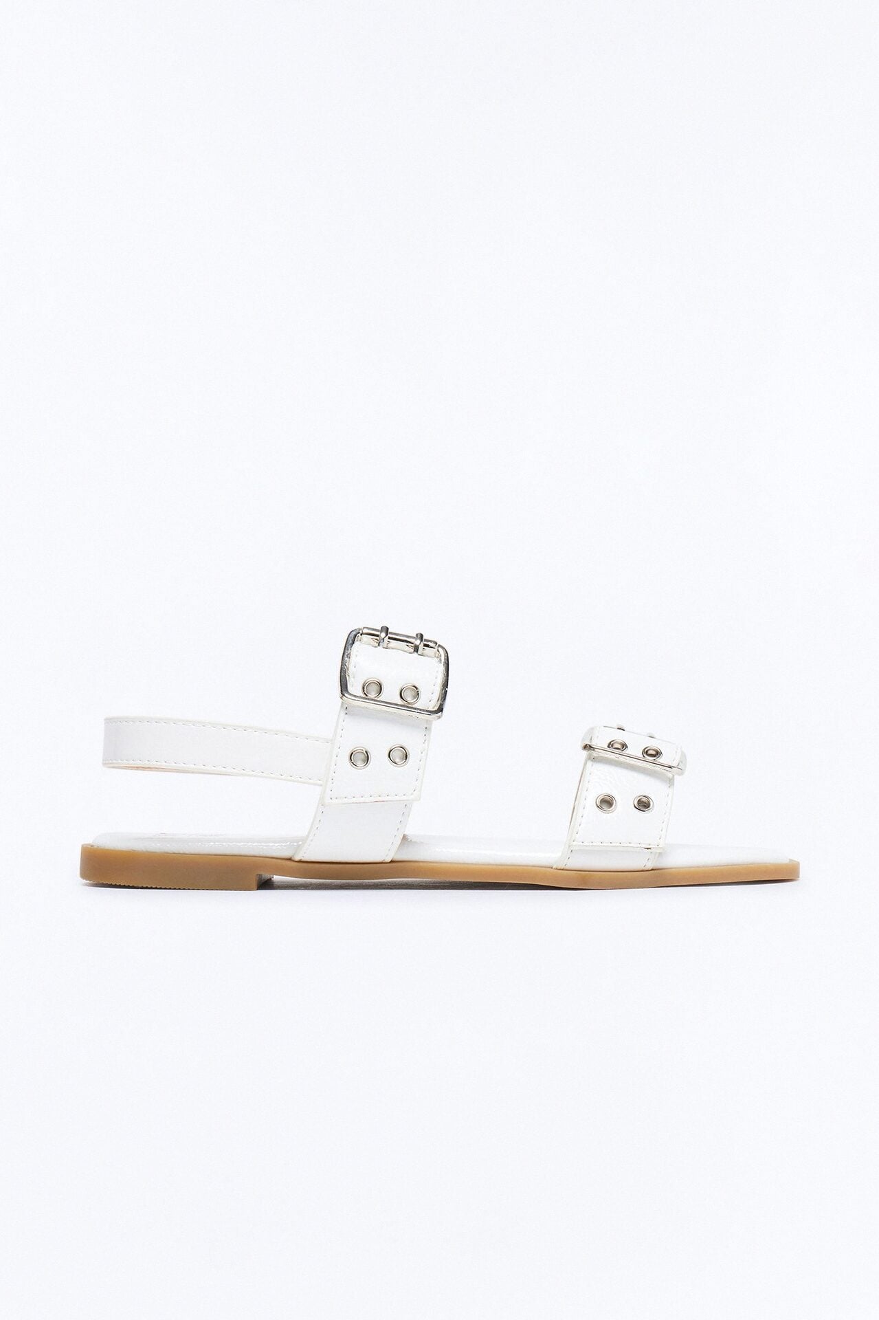 Mini Happy Travels Sandals - White image 1