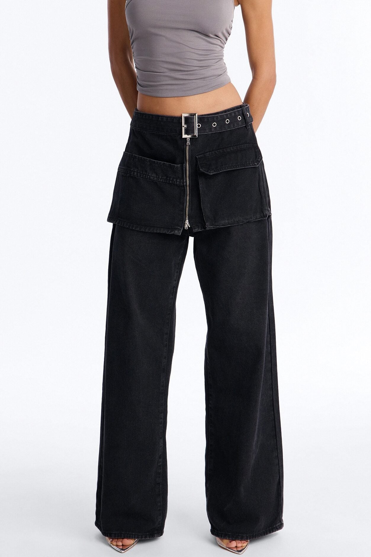 Maybe Tomorrow Overlay Jeans - Black image 1