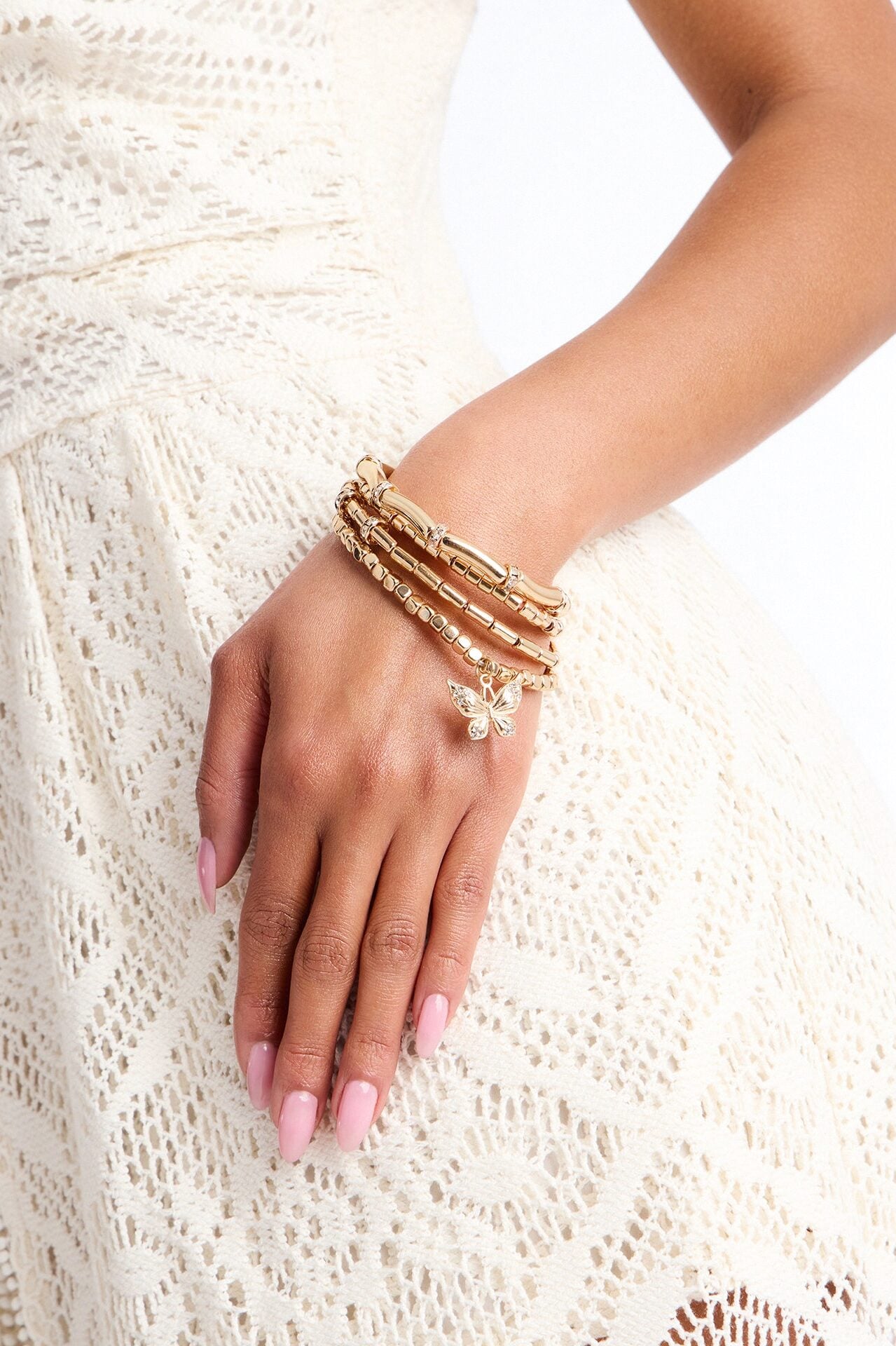 Reach For The Sky 4 Piece Bracelet Set - Gold image 1
