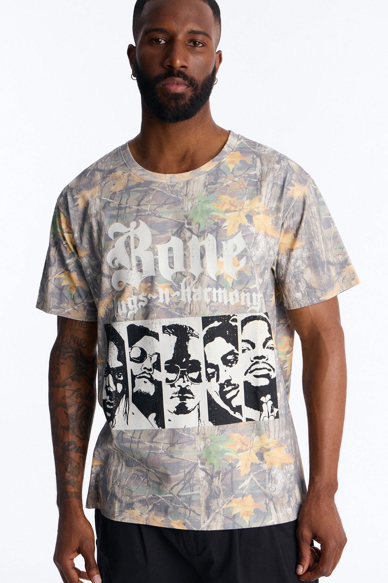 Bone Thugs N Harmony Camo Short Sleeve Shirt - Camouflage image 1