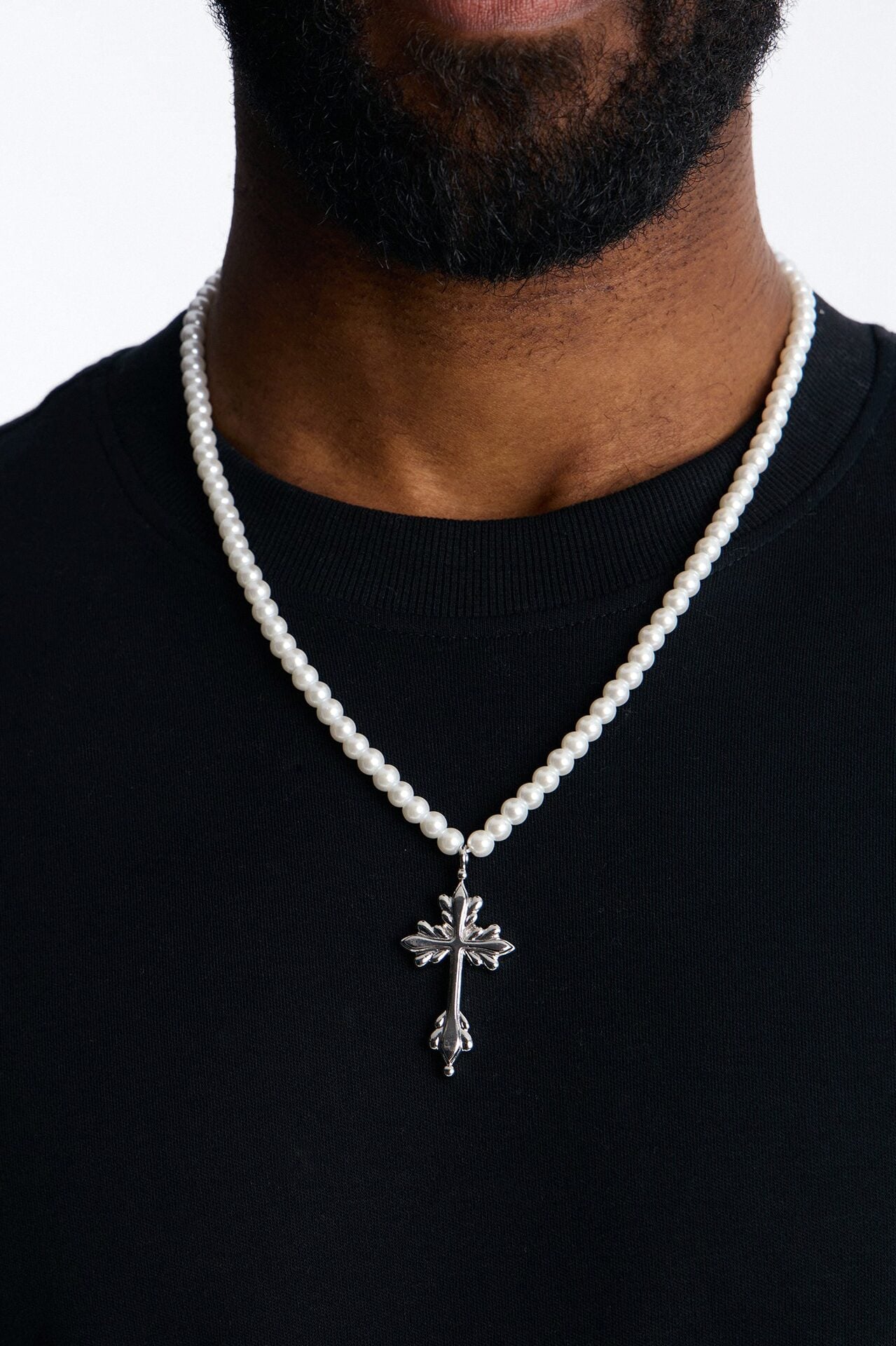 Pearl Reverence Necklace - Silver image 1