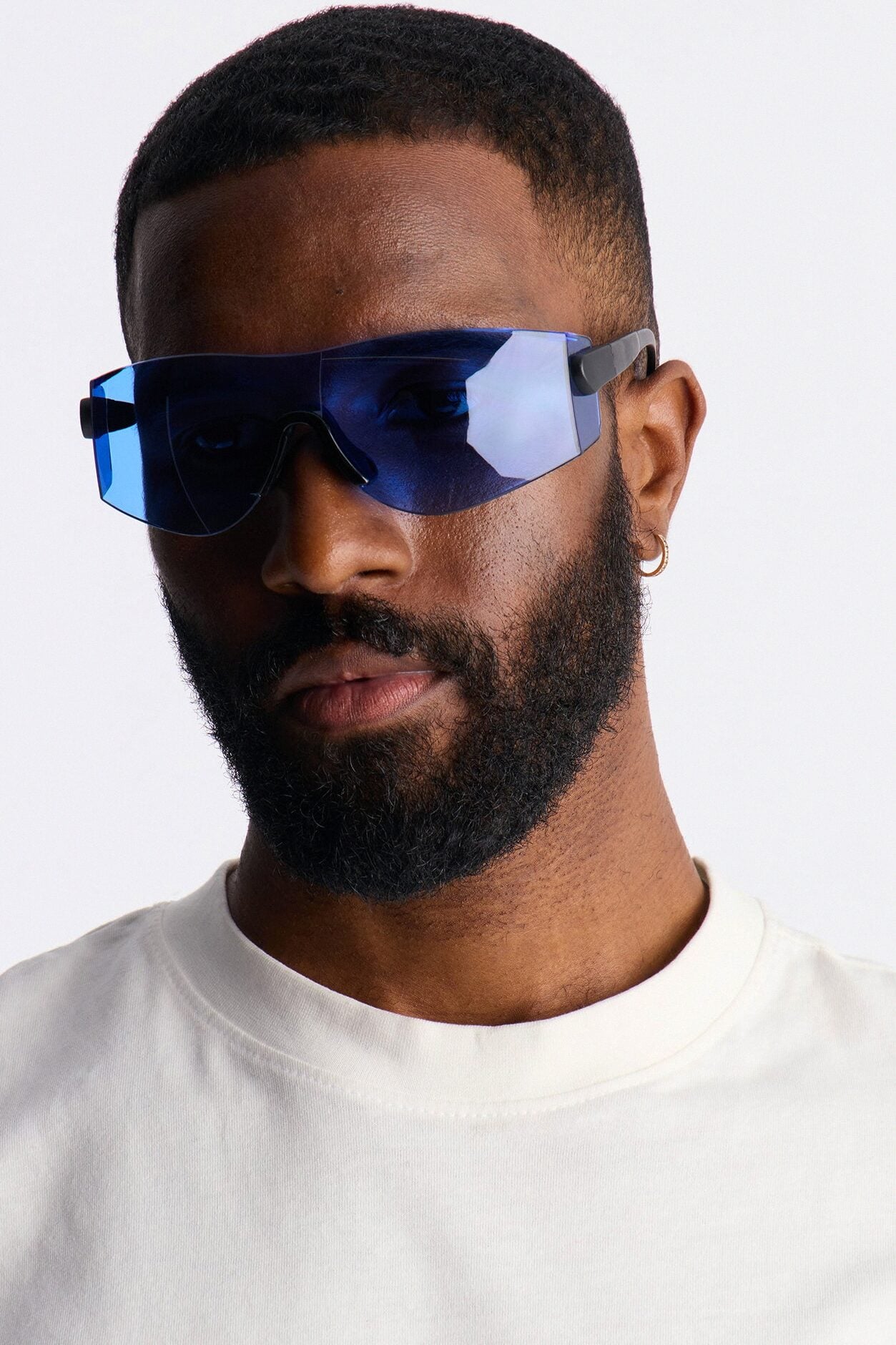 Real Revo Shield Sunglasses - Blue image 1