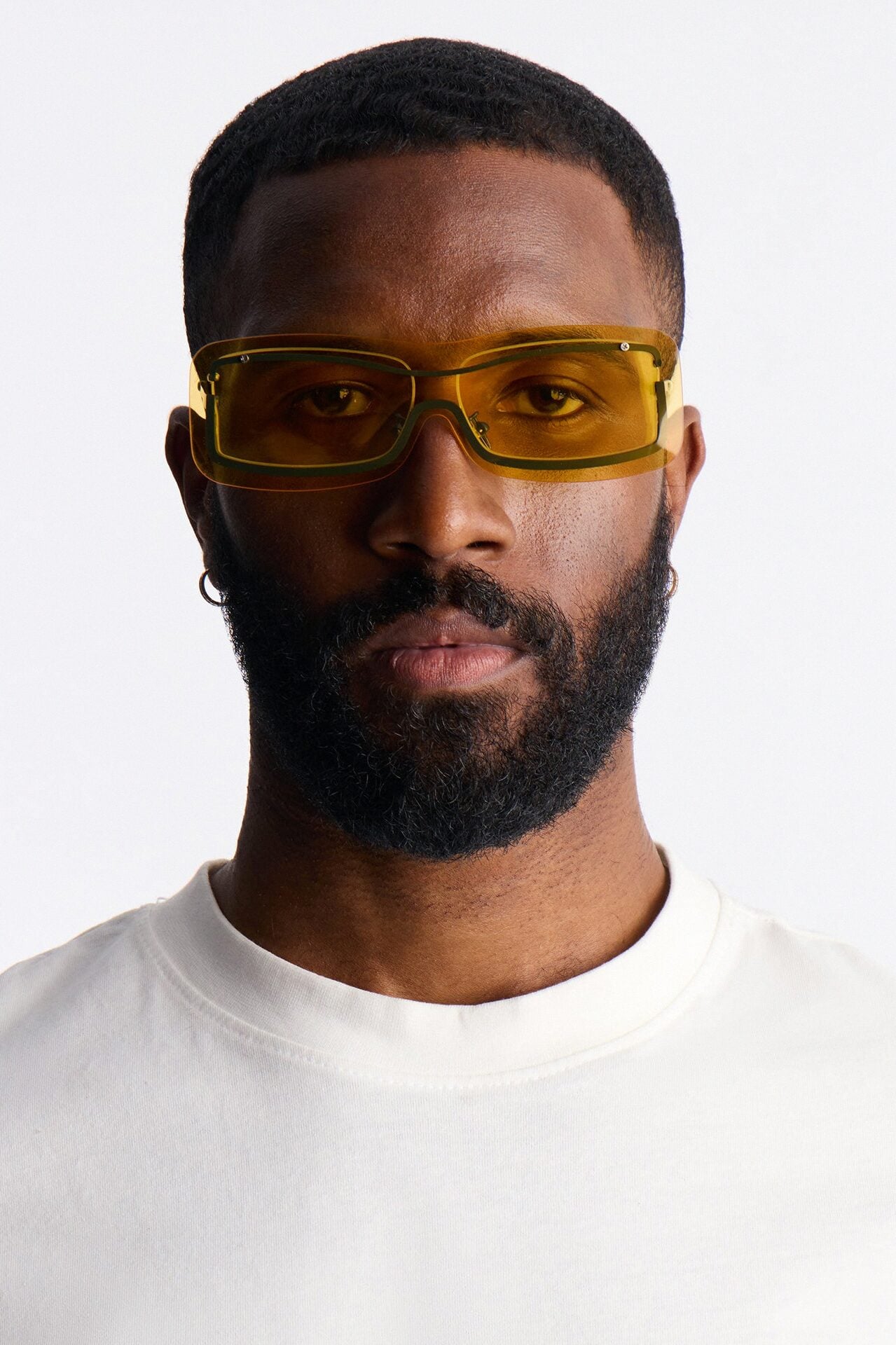 Snowy Alps Sunglasses - Yellow image 1