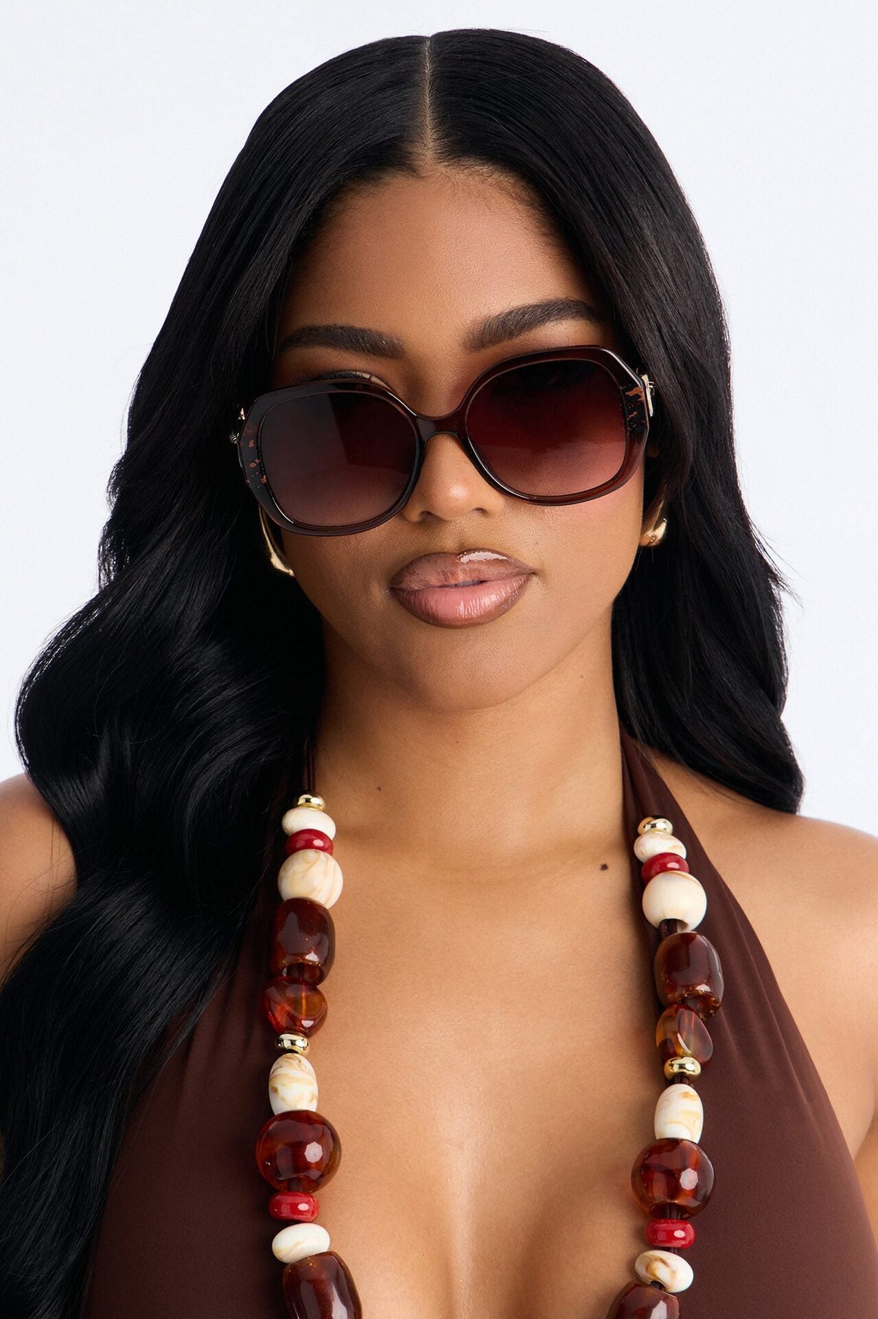 Lora Sunglasses - Brown image 1