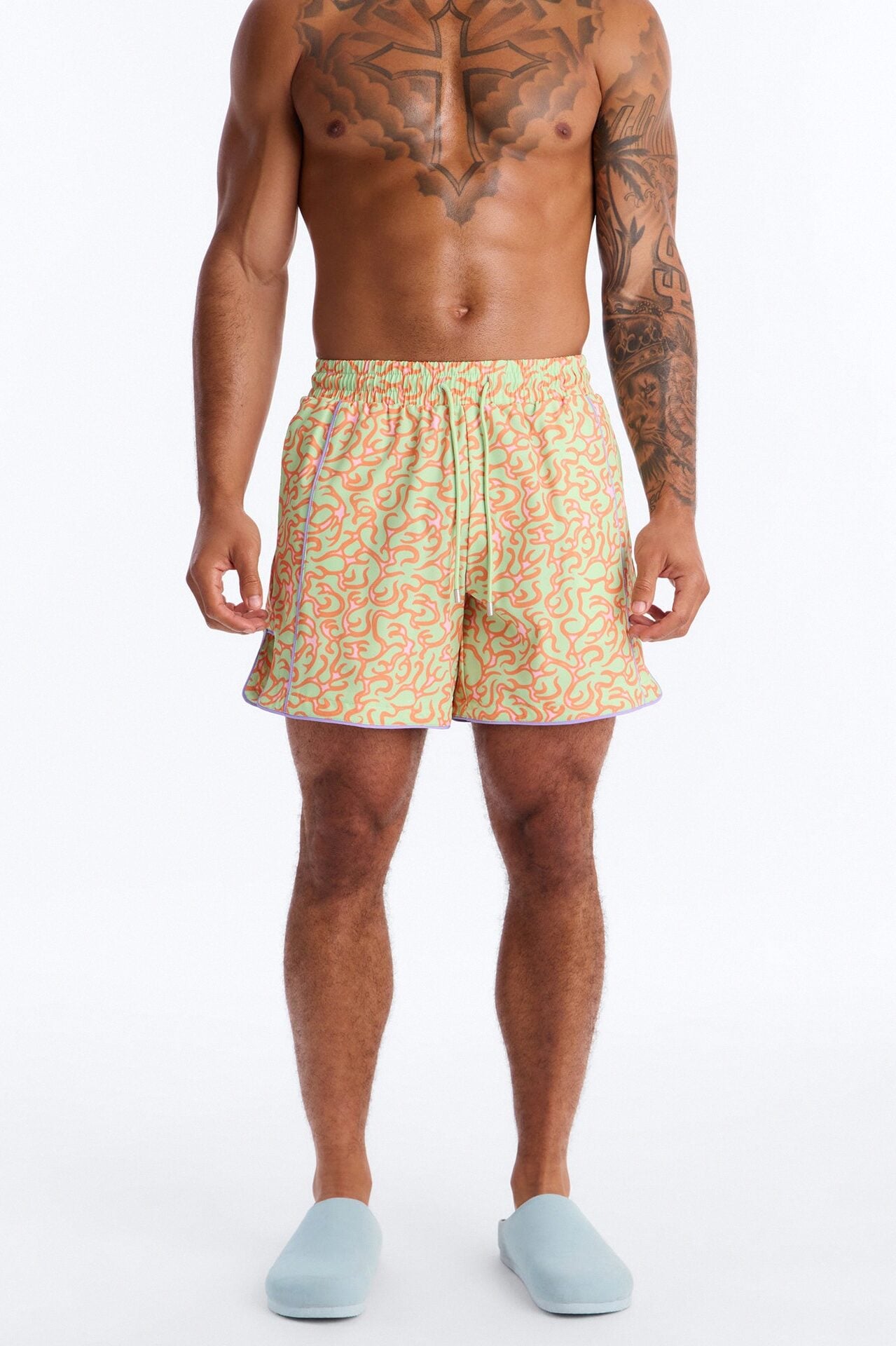 Spring Break Fling Swim Trunk 6″ - Multi Color image 1