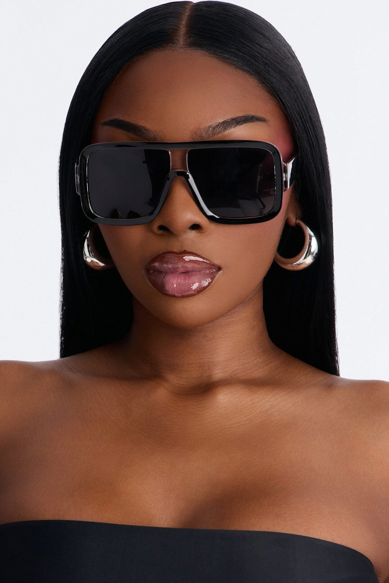 Sun Shock Sunglasses - Black image 1