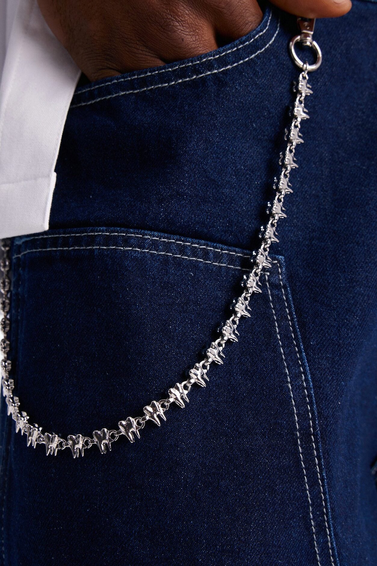Don't Bite Me Pant Chain - Silver image 1