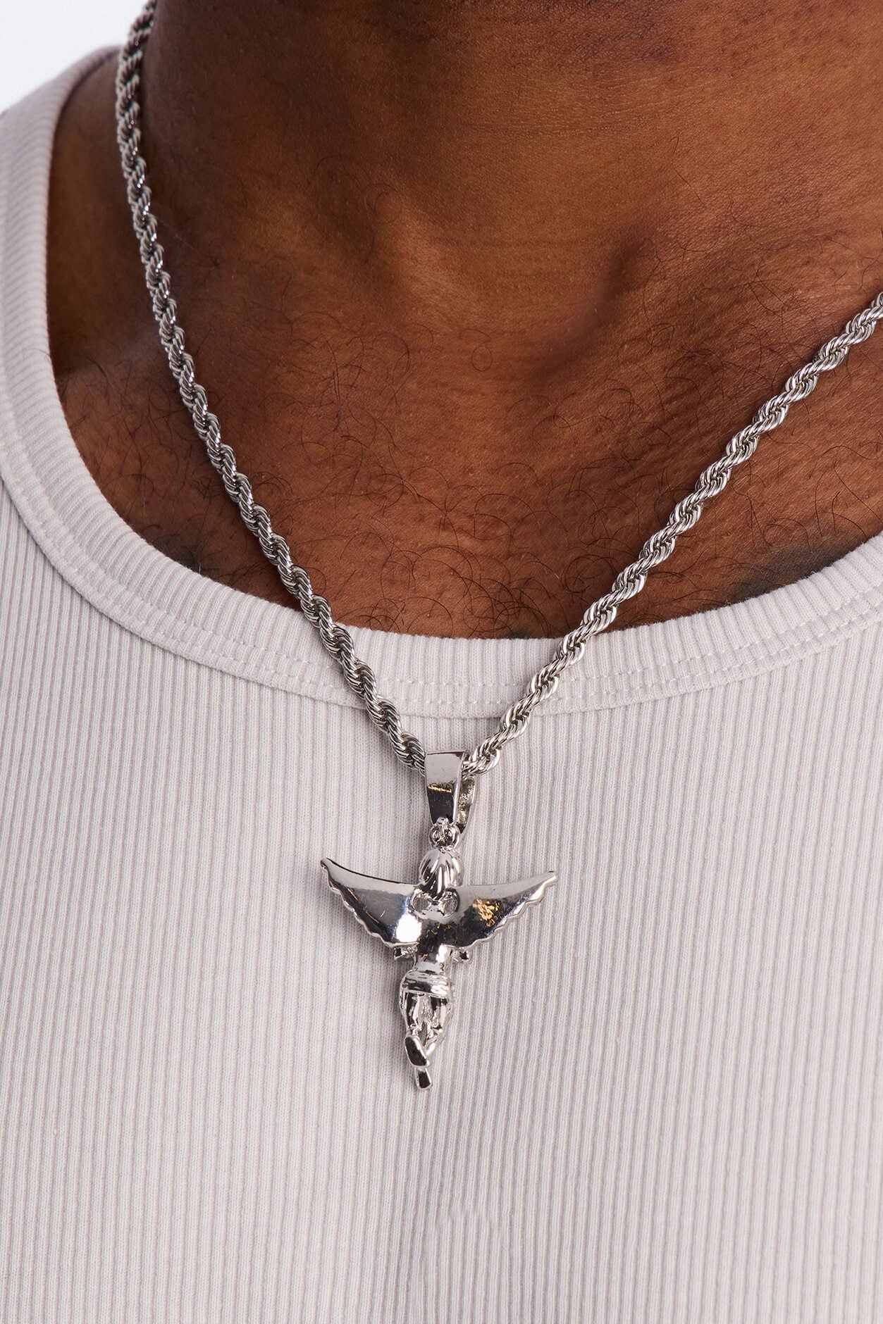 Stay Blessed Necklace Set - Silver image 1