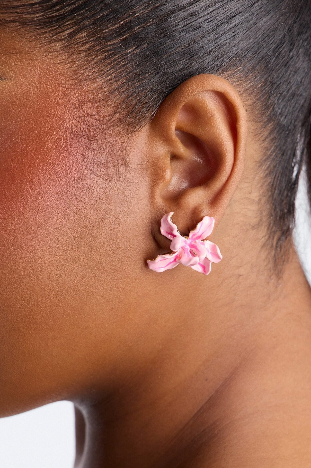 Fresh Start Floral Earrings - Pink image 1