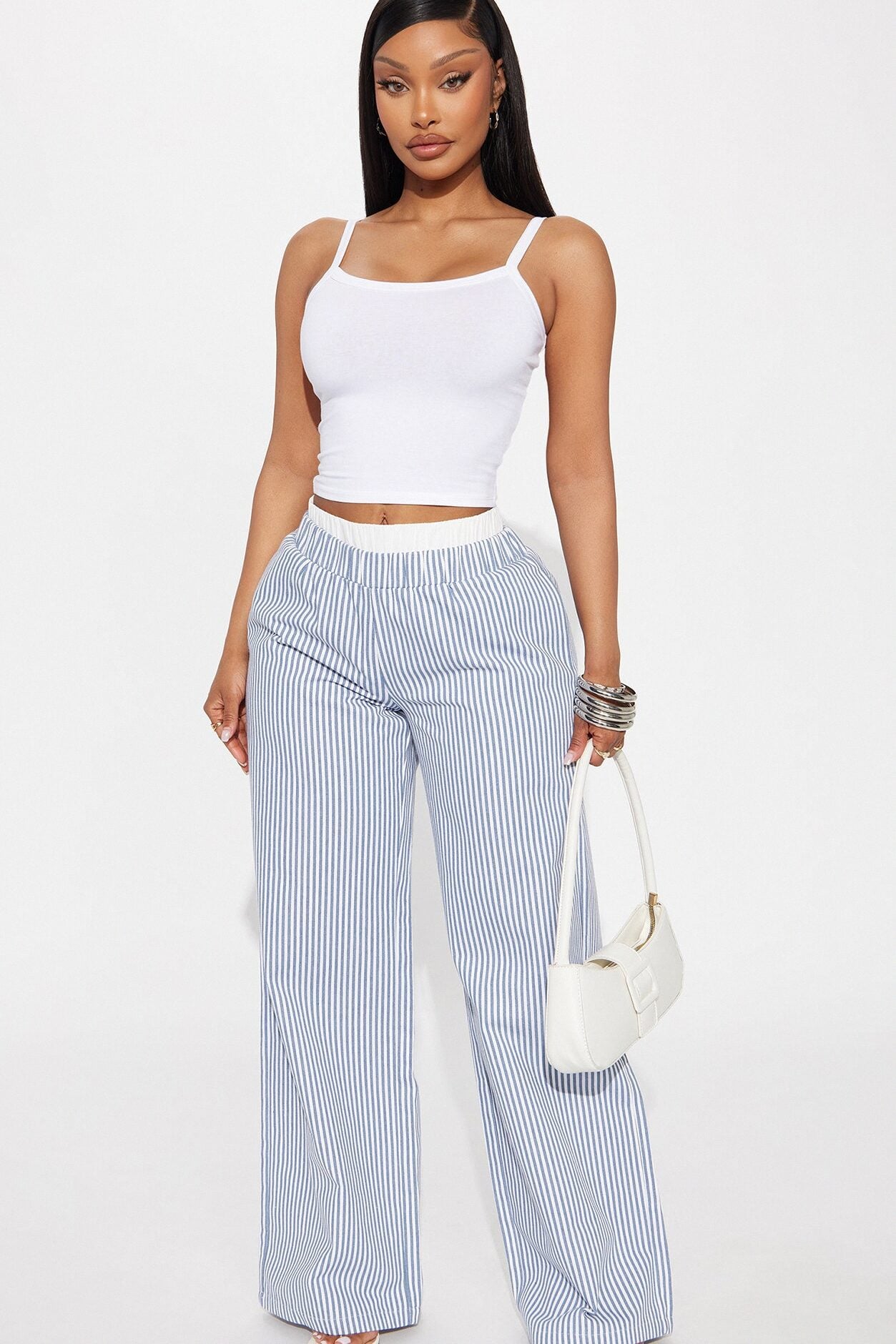 Manhattan Double Waistband Pant - Navy/combo image 1