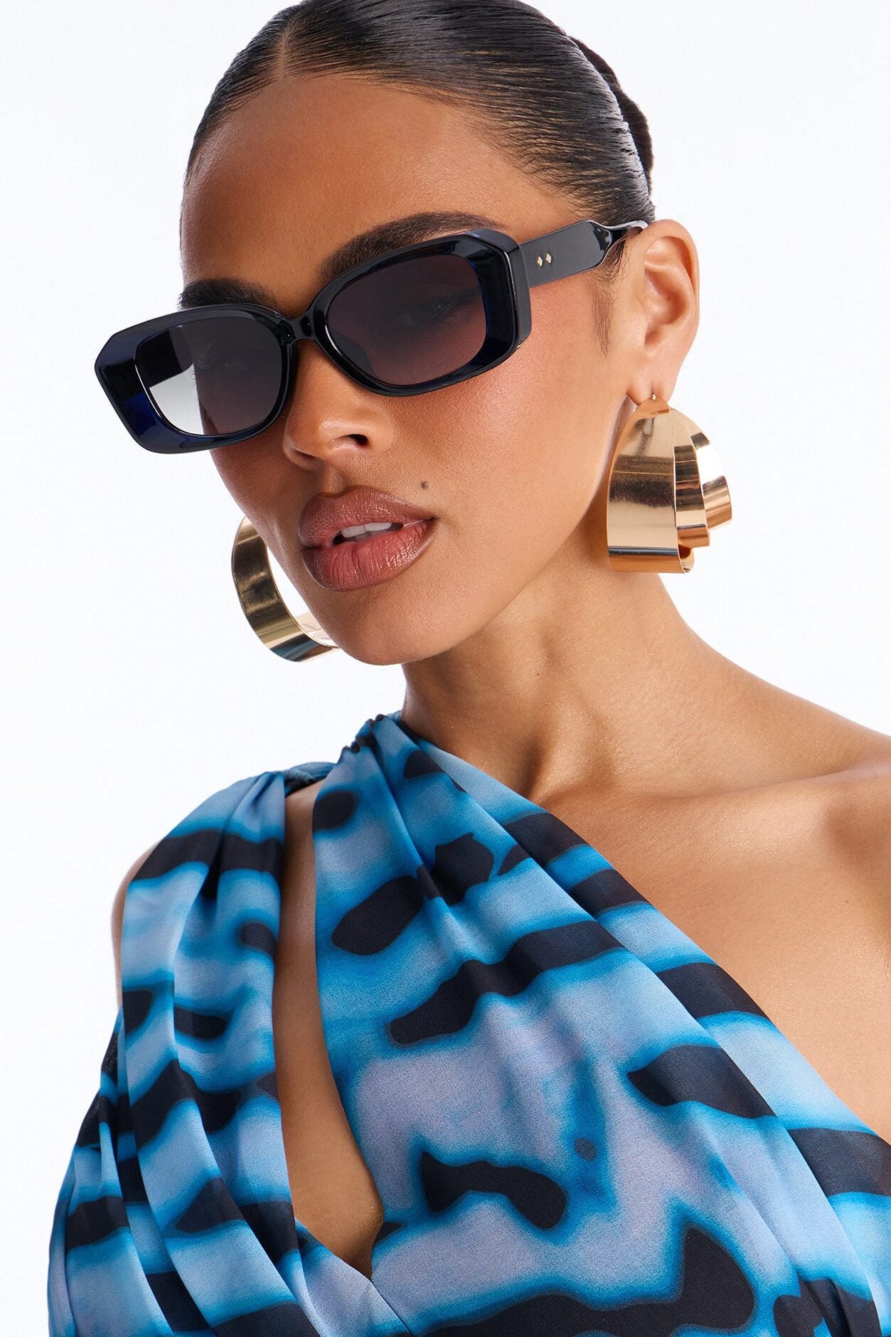 Filipe Frame Sunglasses - Navy image 1
