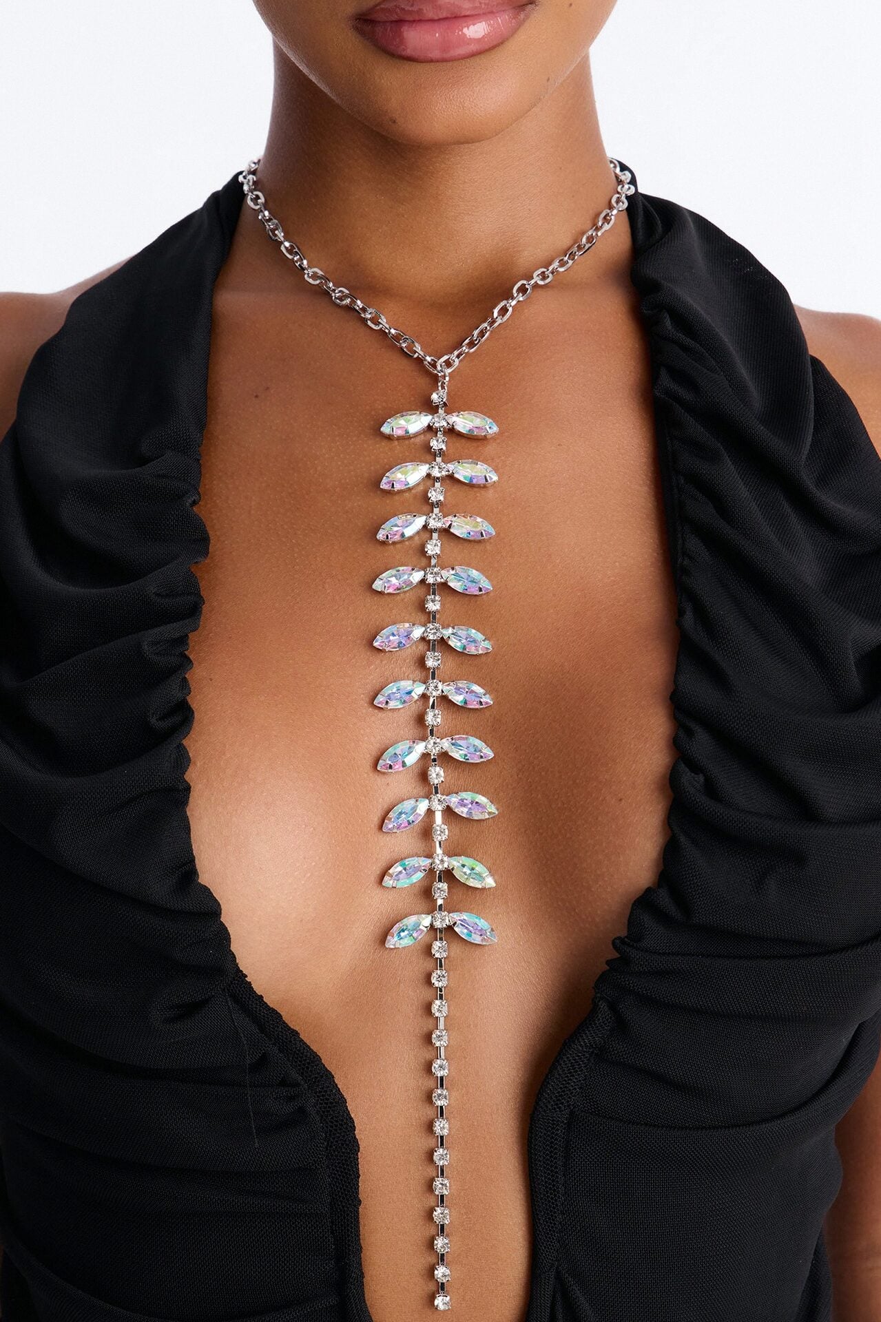 Indecision Lariat Necklace - Silver image 1