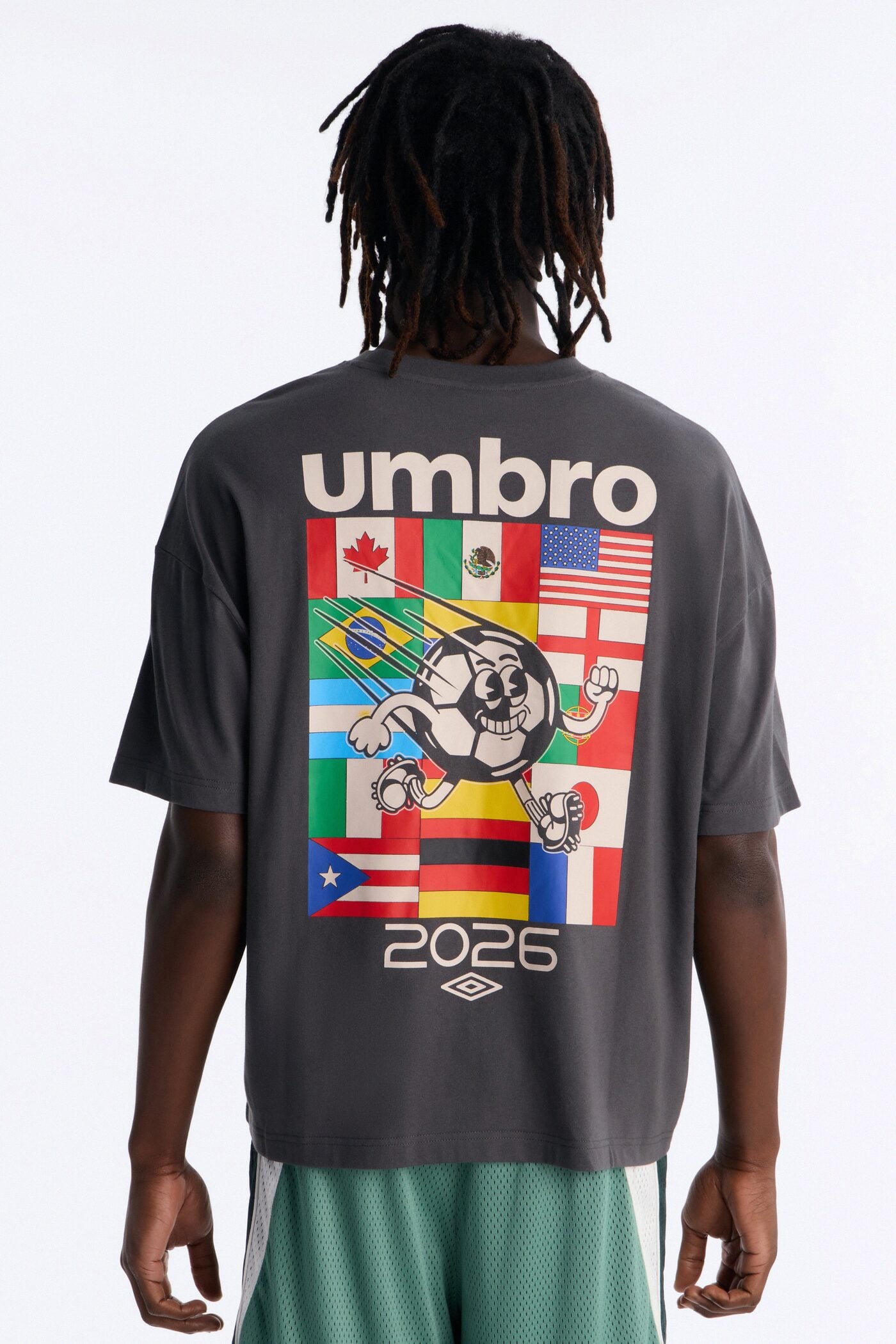Umbro International Soccer 2026 Short Sleeve Tee - Black image 1