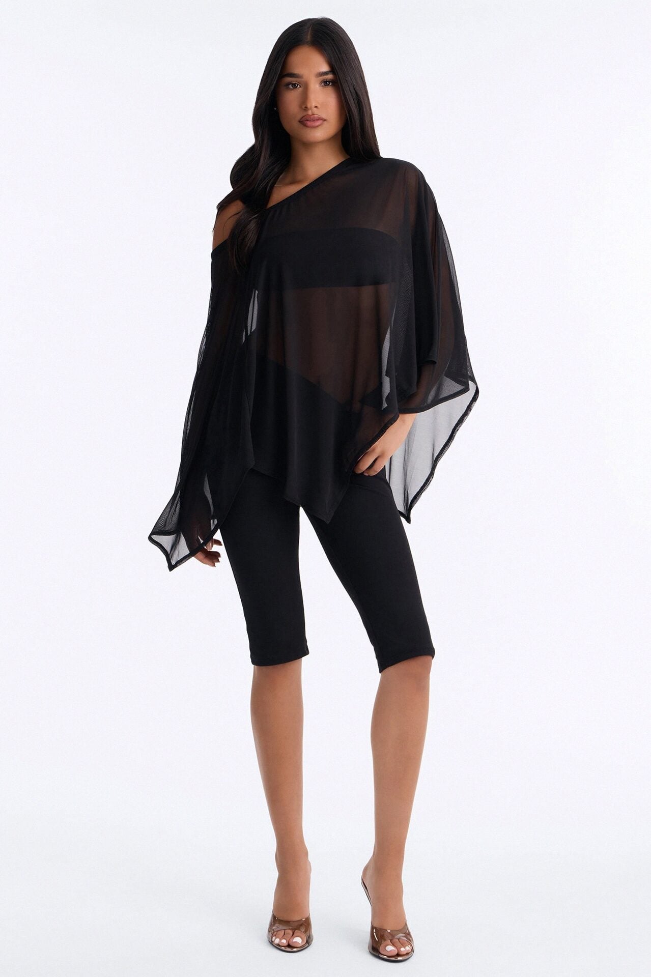 Eva Off Shoulder 3 Piece Capri Set - Black image 1
