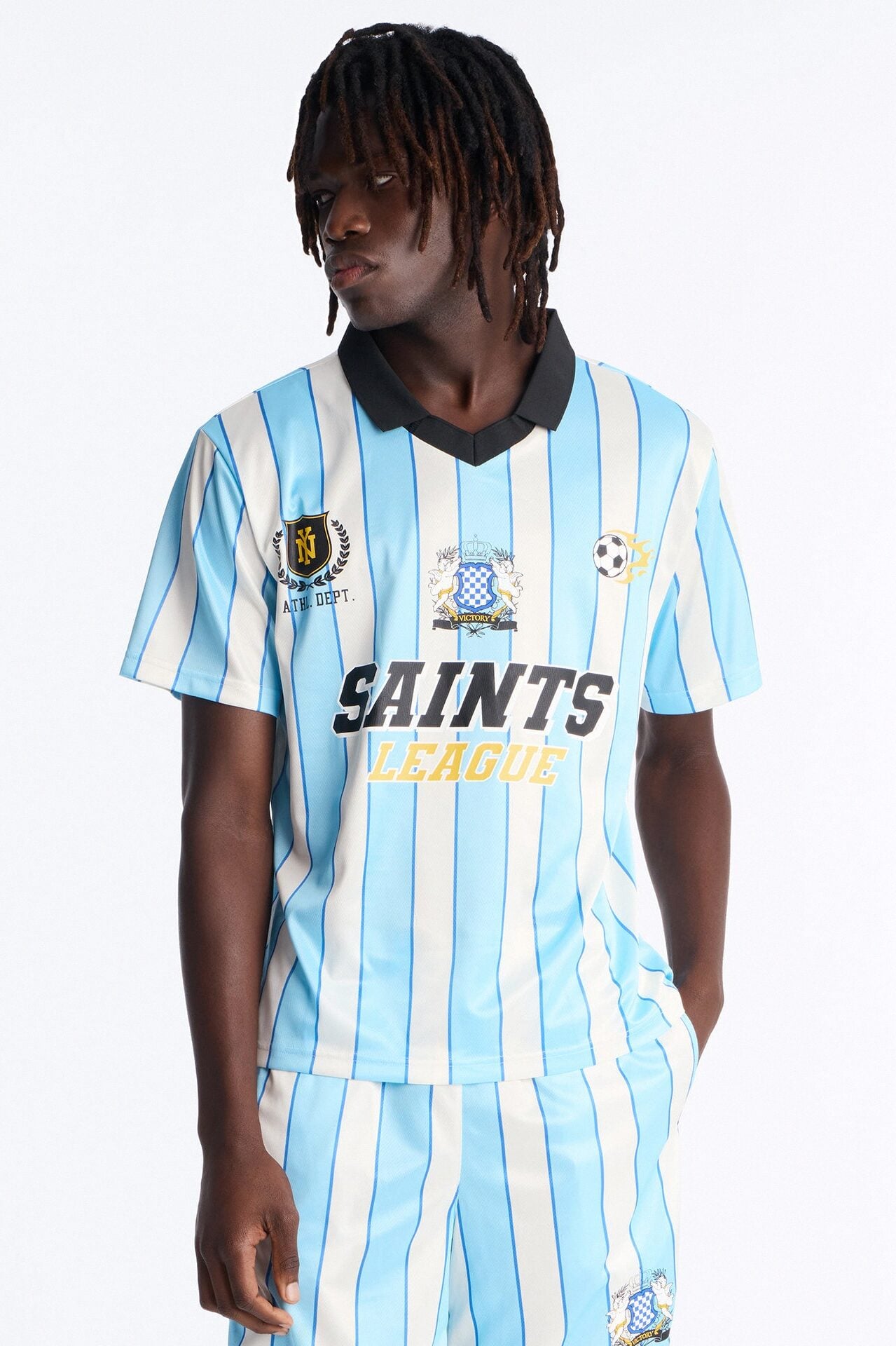 Saints League Soccer Jersey - Blue/combo image 1