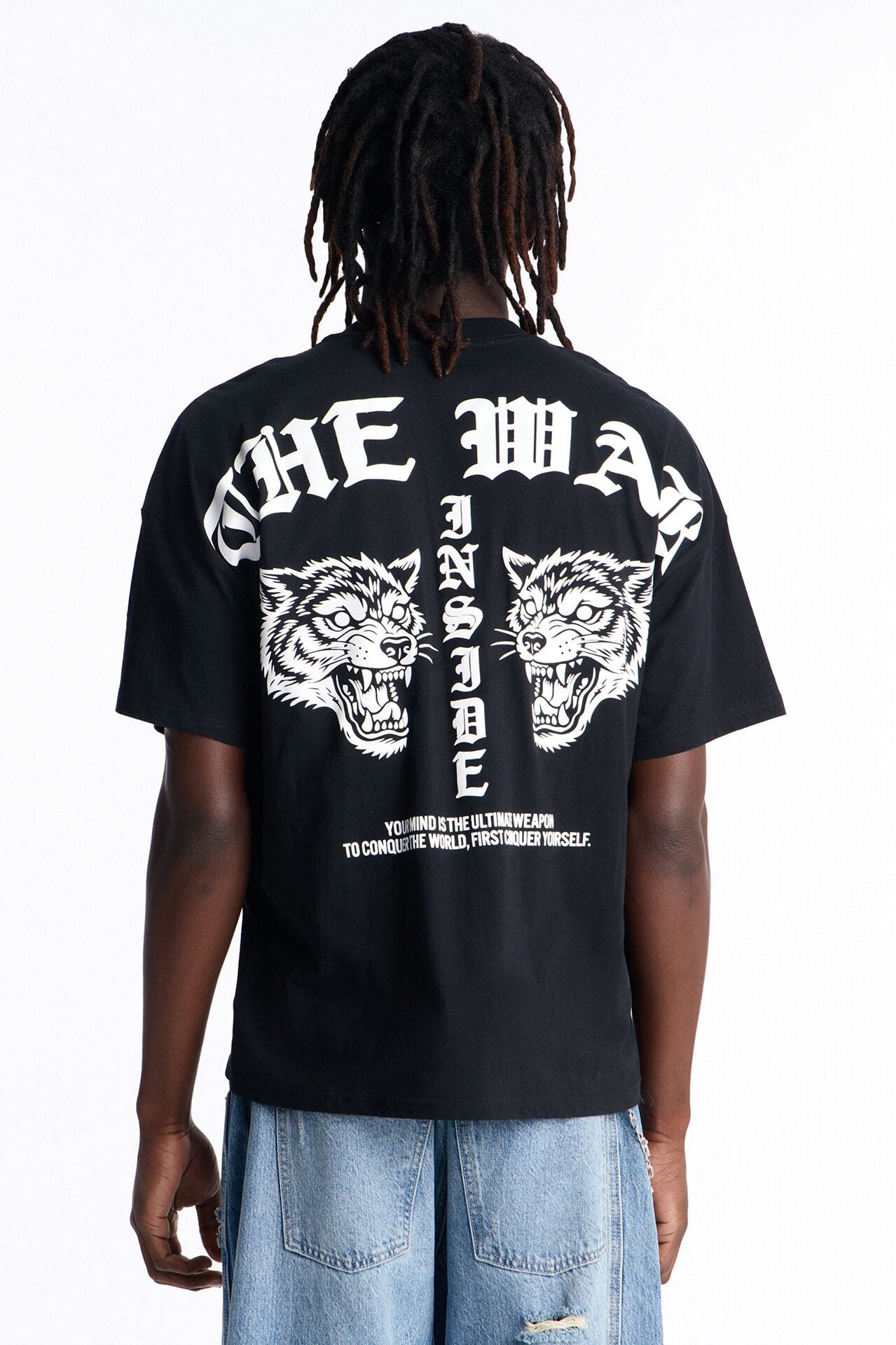 The War Inside Boxy Short Sleeve Tee - Black image 1