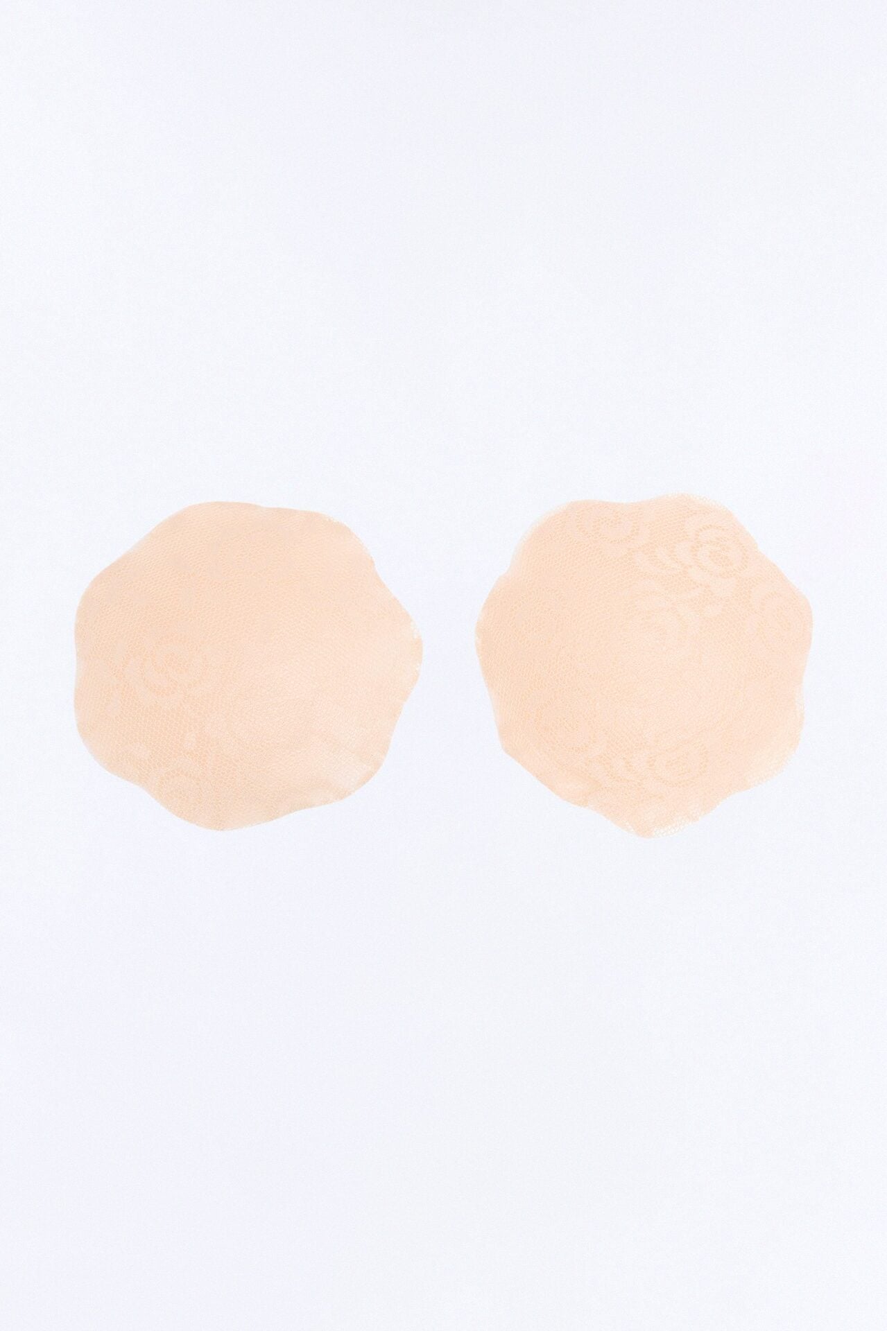 So Fine 4″ Lace Flower Gel Pasties - Nude image 1