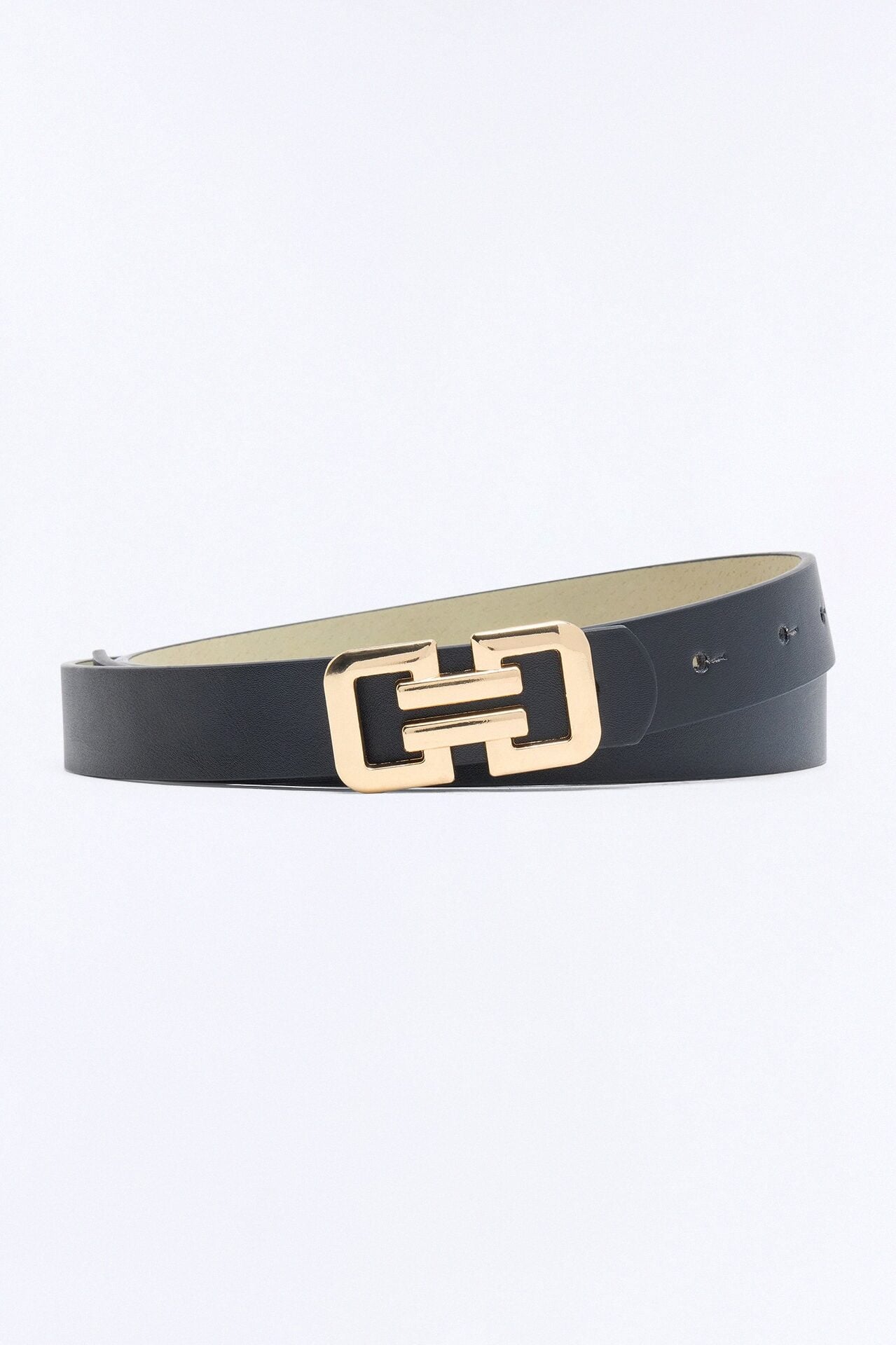 Out And About Faux Leather Belt - Black image 1