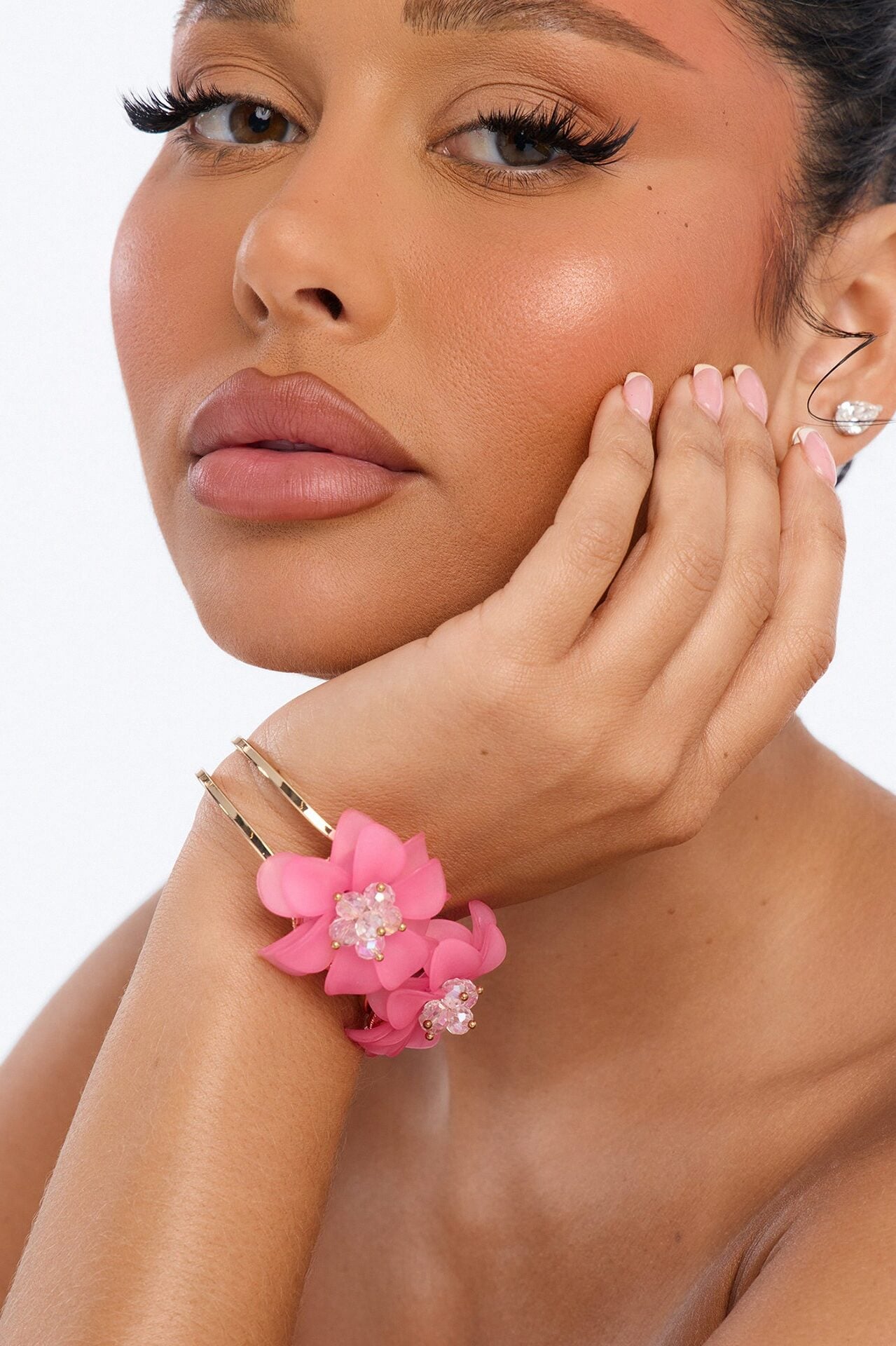 Sunkissed Lily Bracelet - Gold/Pink image 1