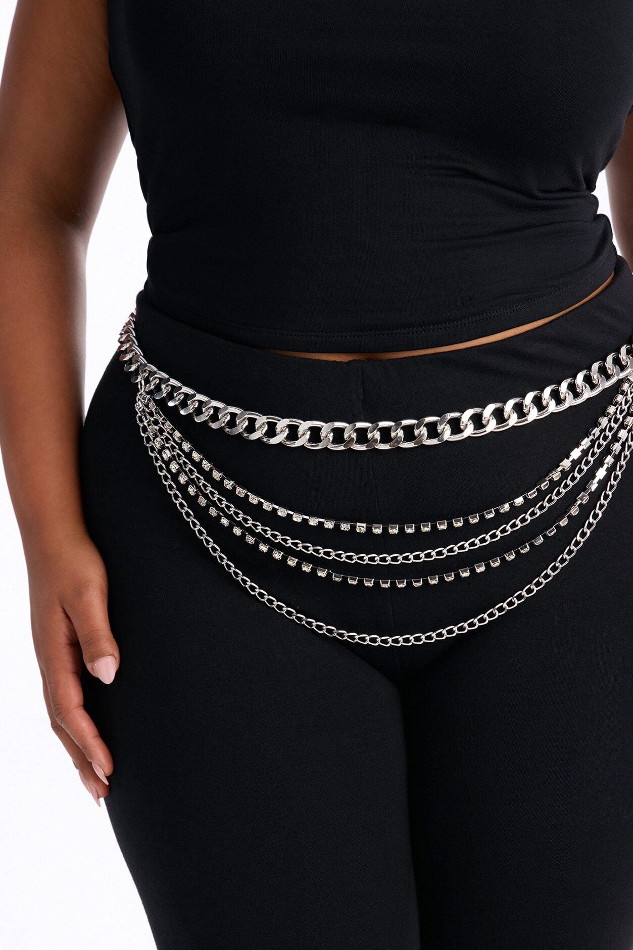 Bling It On Belly Chain - Silver image 1