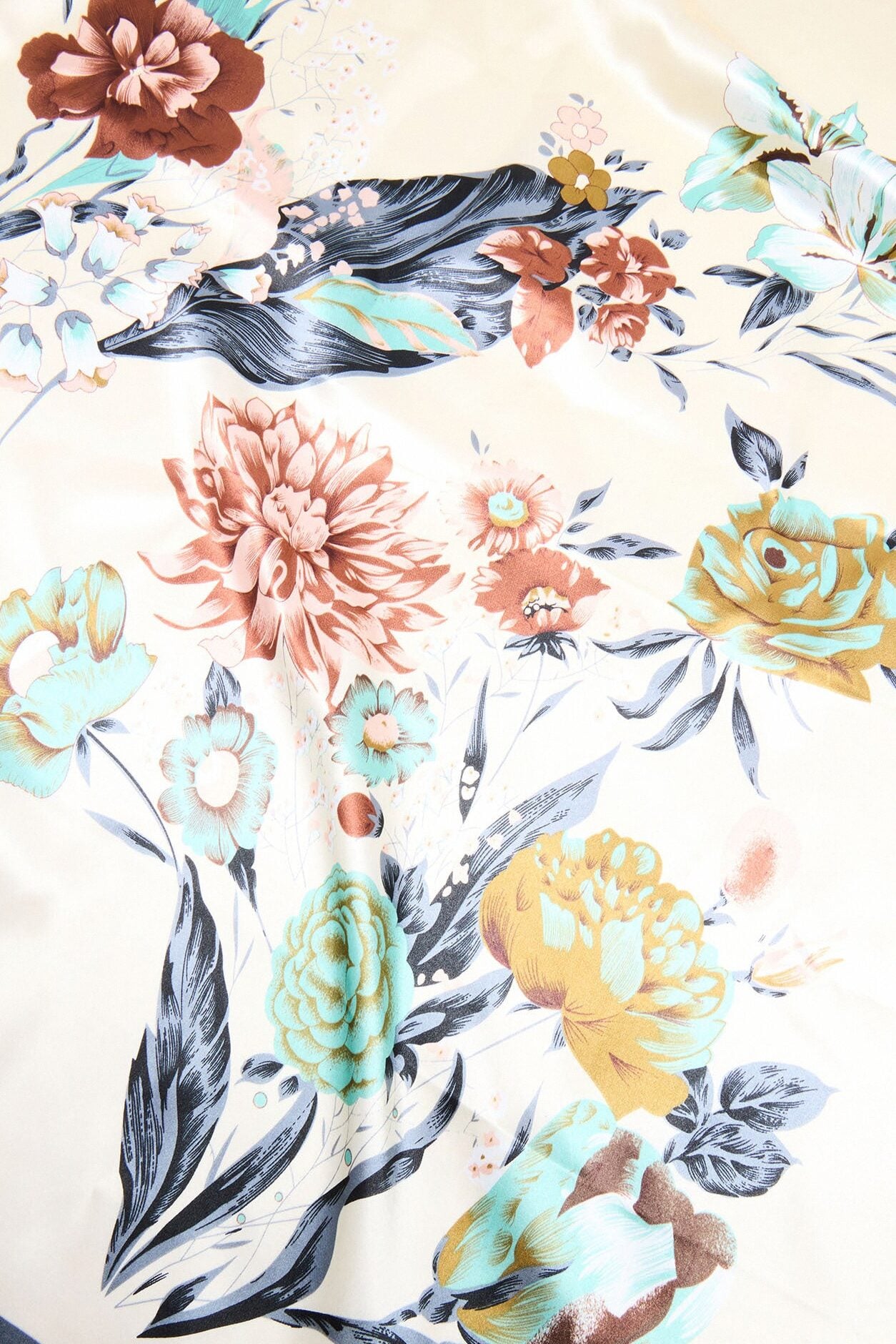 Gardens Of Eden Head Scarf - Blue/combo image 1