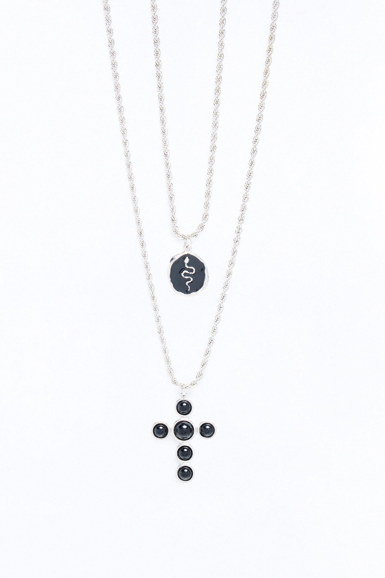 Never Alone Necklace Set - Silver image 1