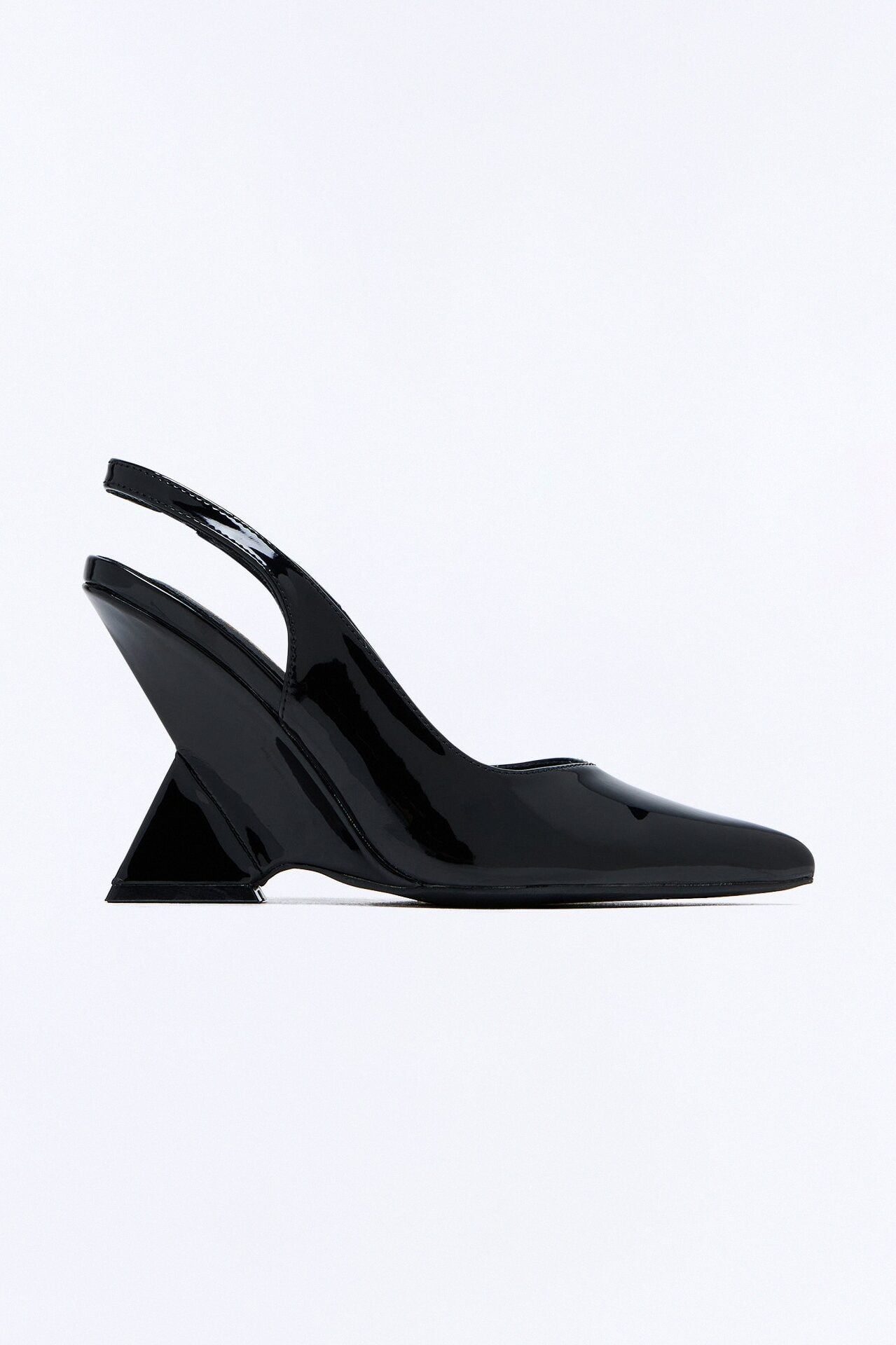 Prelude Slingback Wedge Pumps - Black image 1