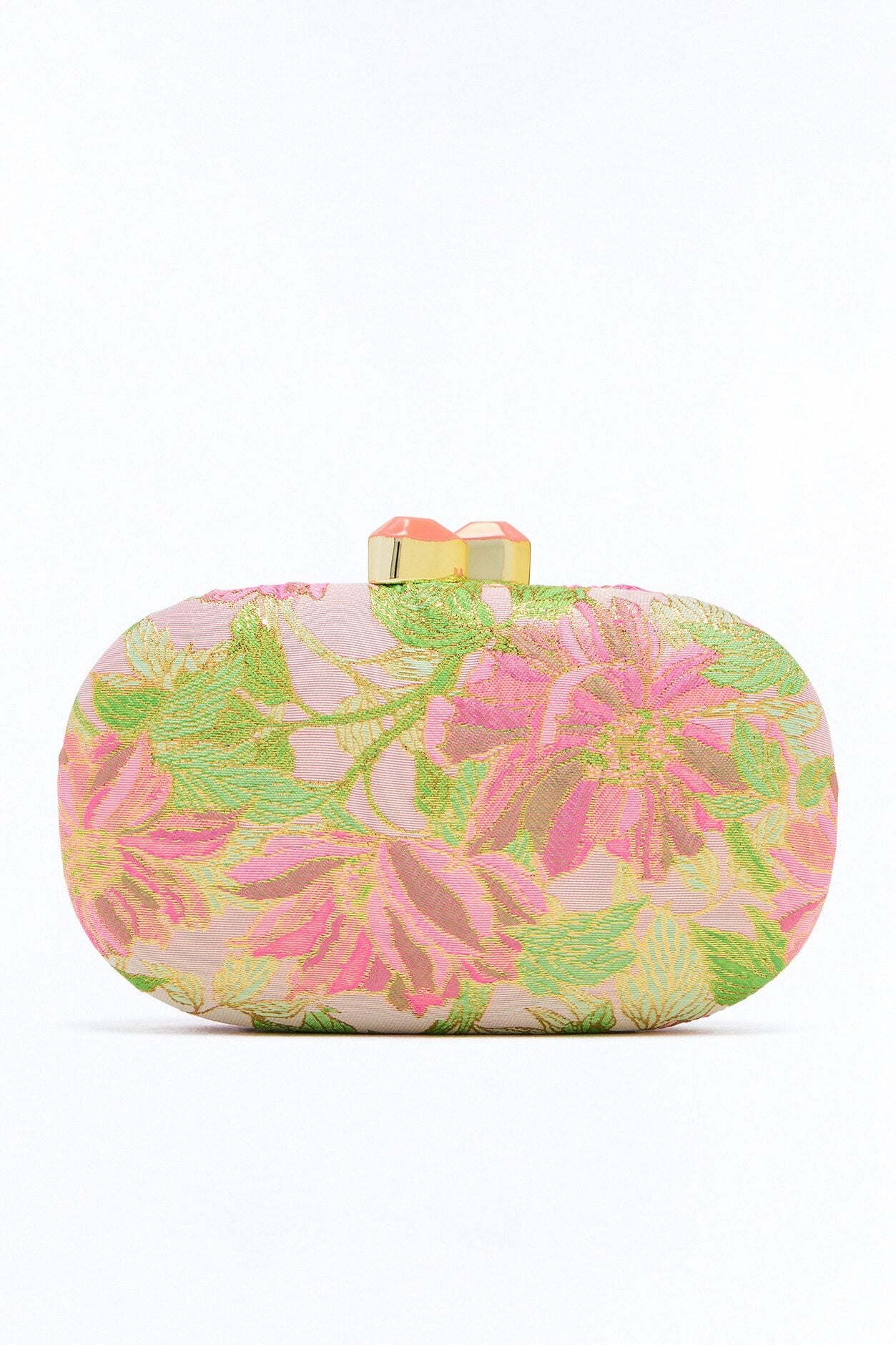 Flowers In The Morning Clutch - Pink image 1