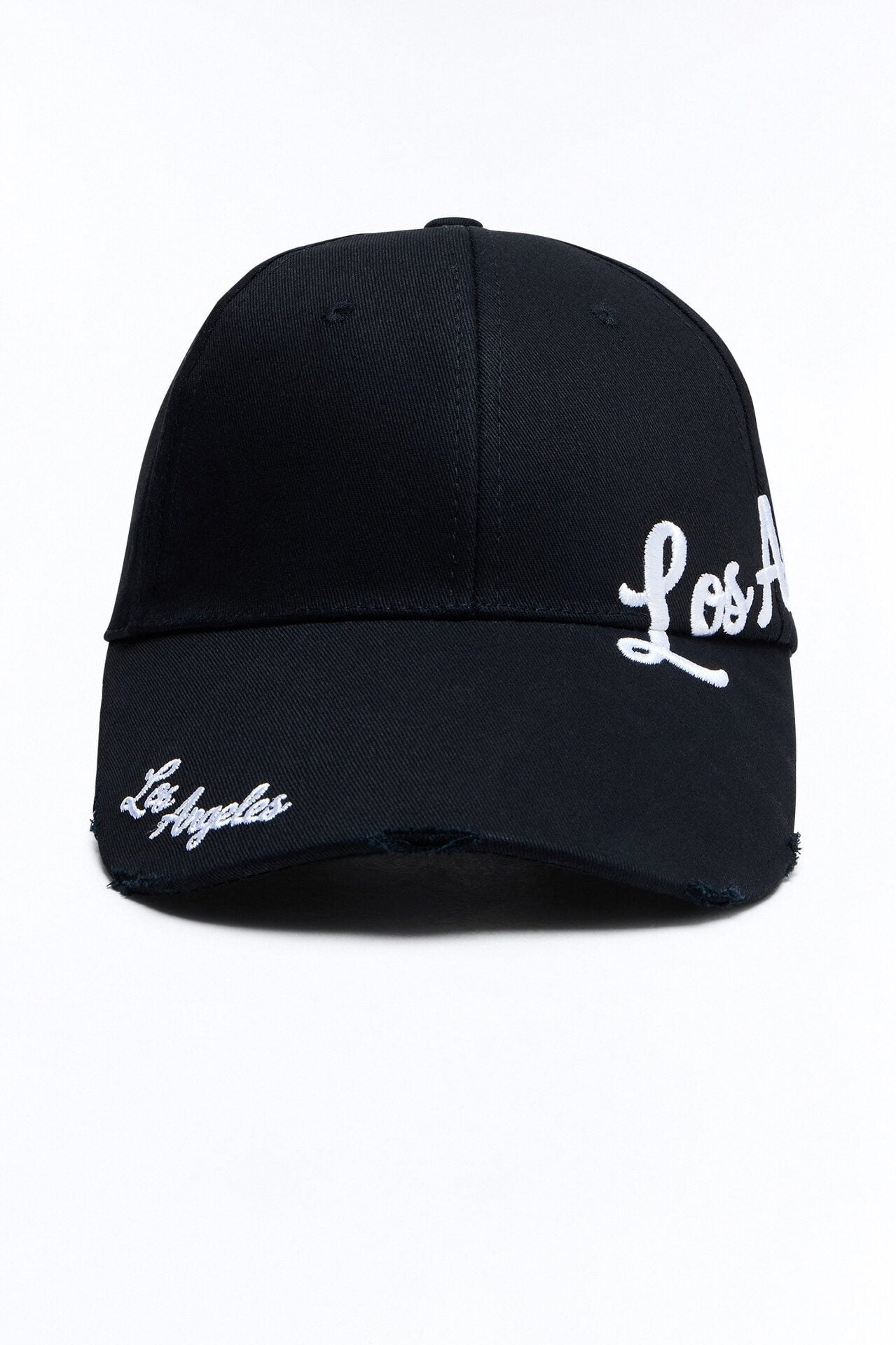 On The West Side Baseball Hat - Black/White image 1