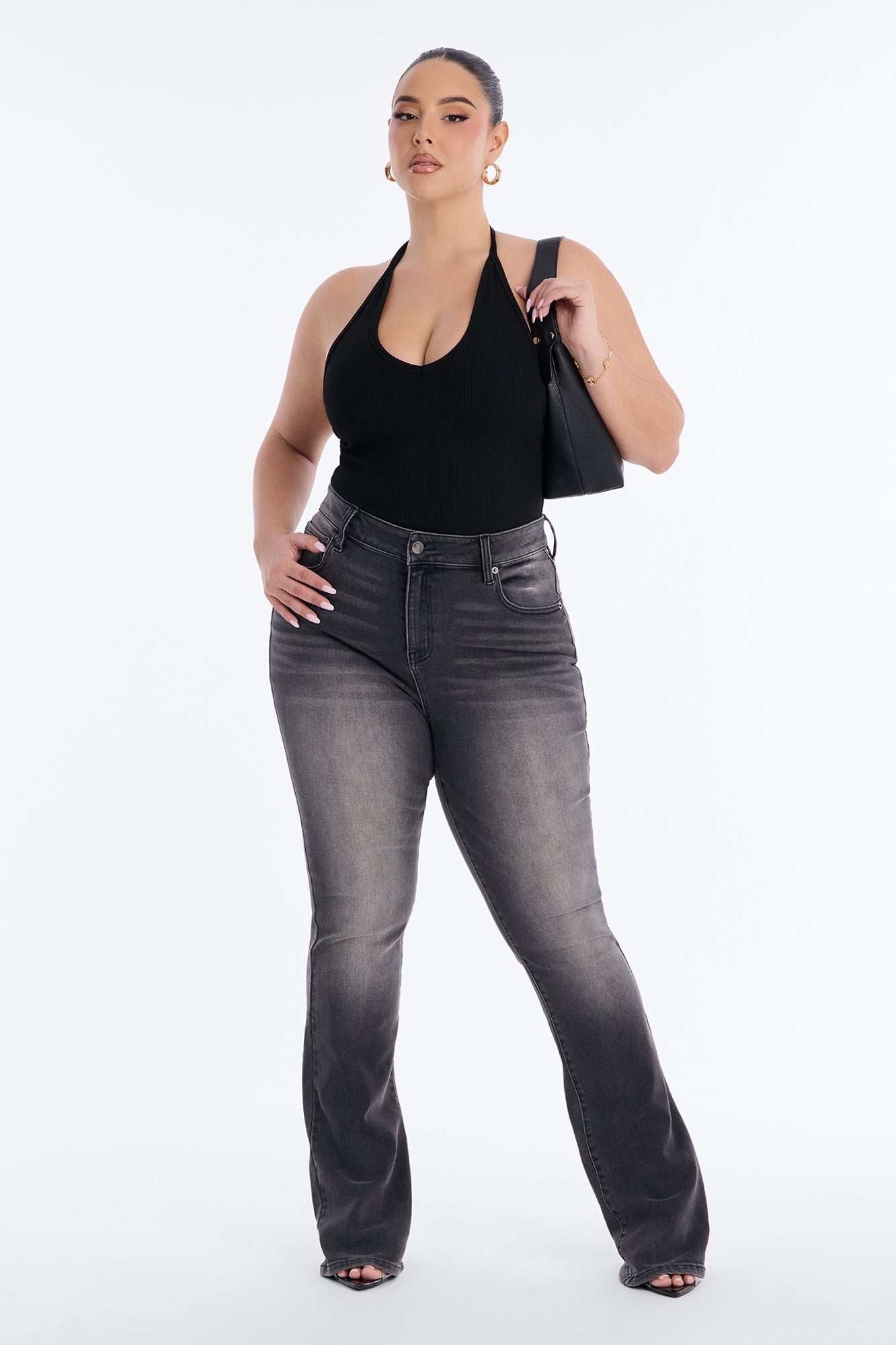 Gaia Snatched Tank Top - Black image 5