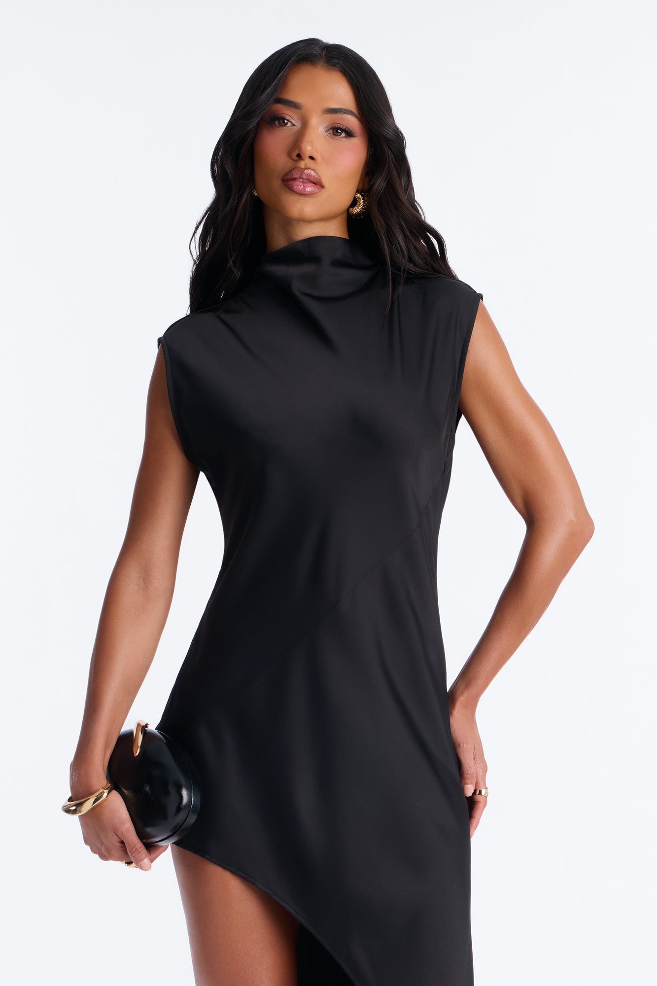 Sweet Surrender High Low Dress - Black image 2