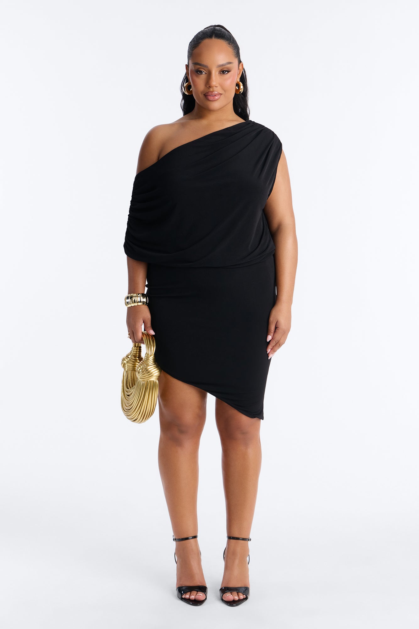 Taryn Midi Dress - Black image 5