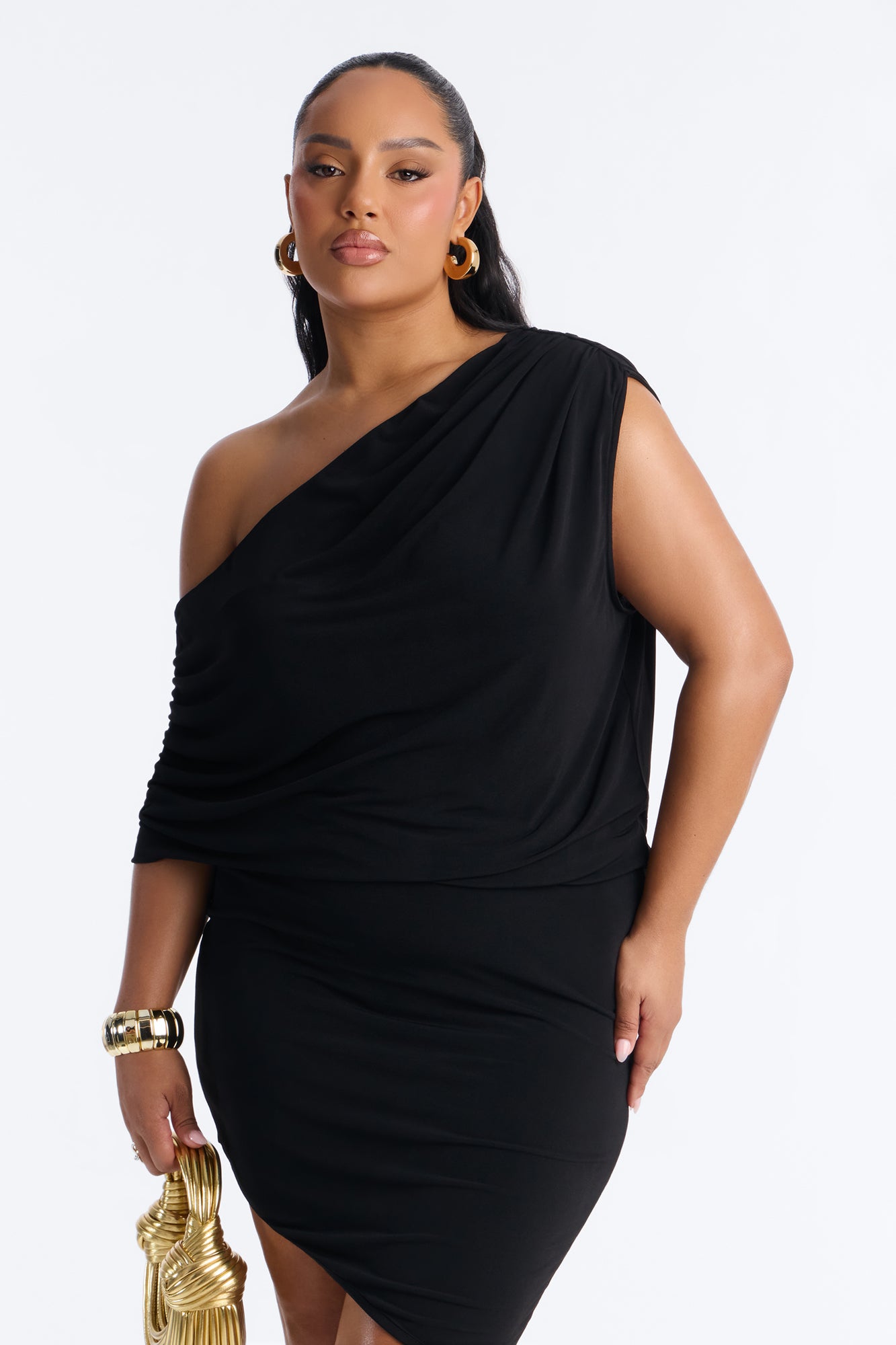Taryn Midi Dress - Black image 6
