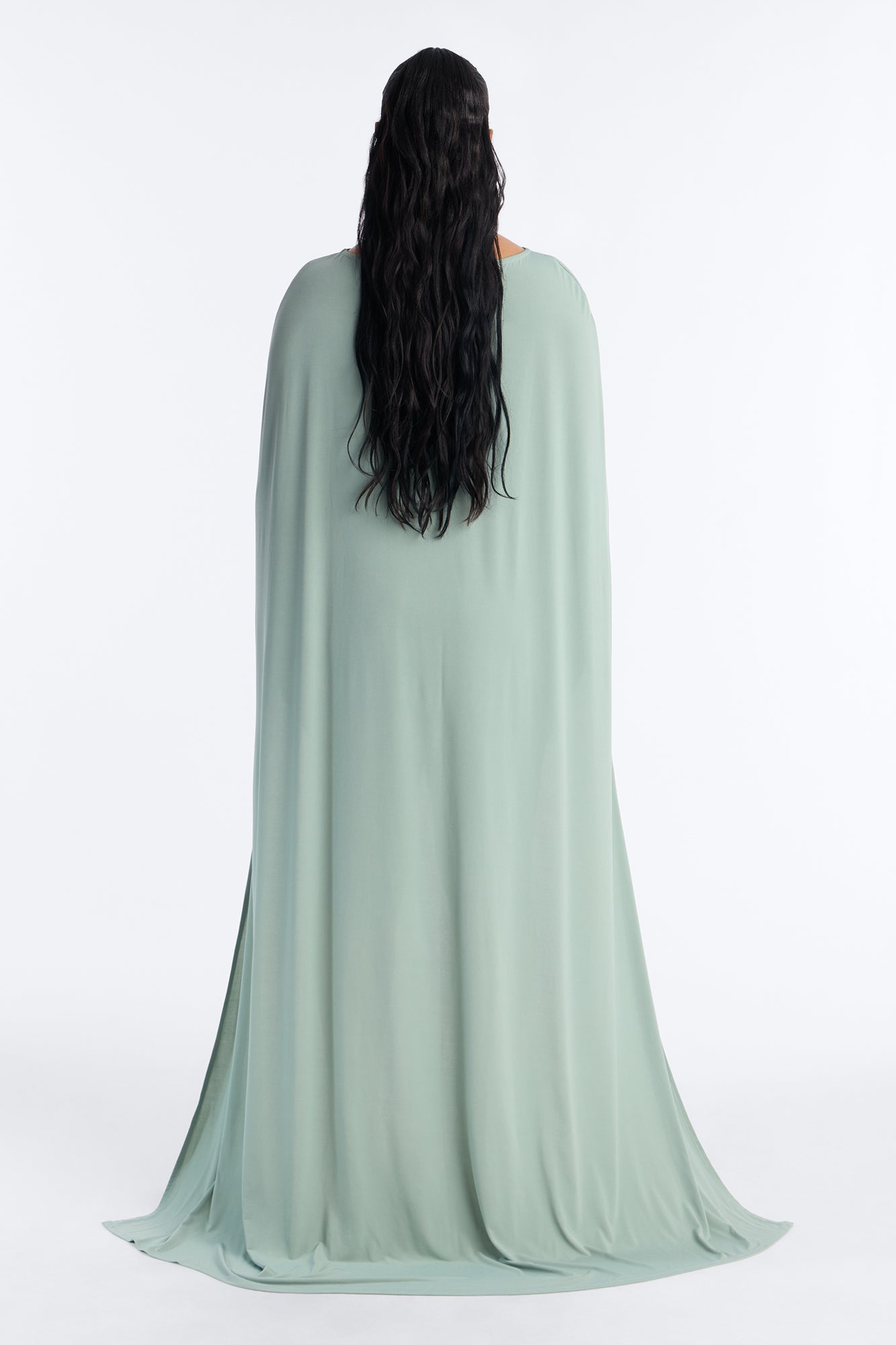 Zadie Babe Cape Mini Dress - Sage image 9