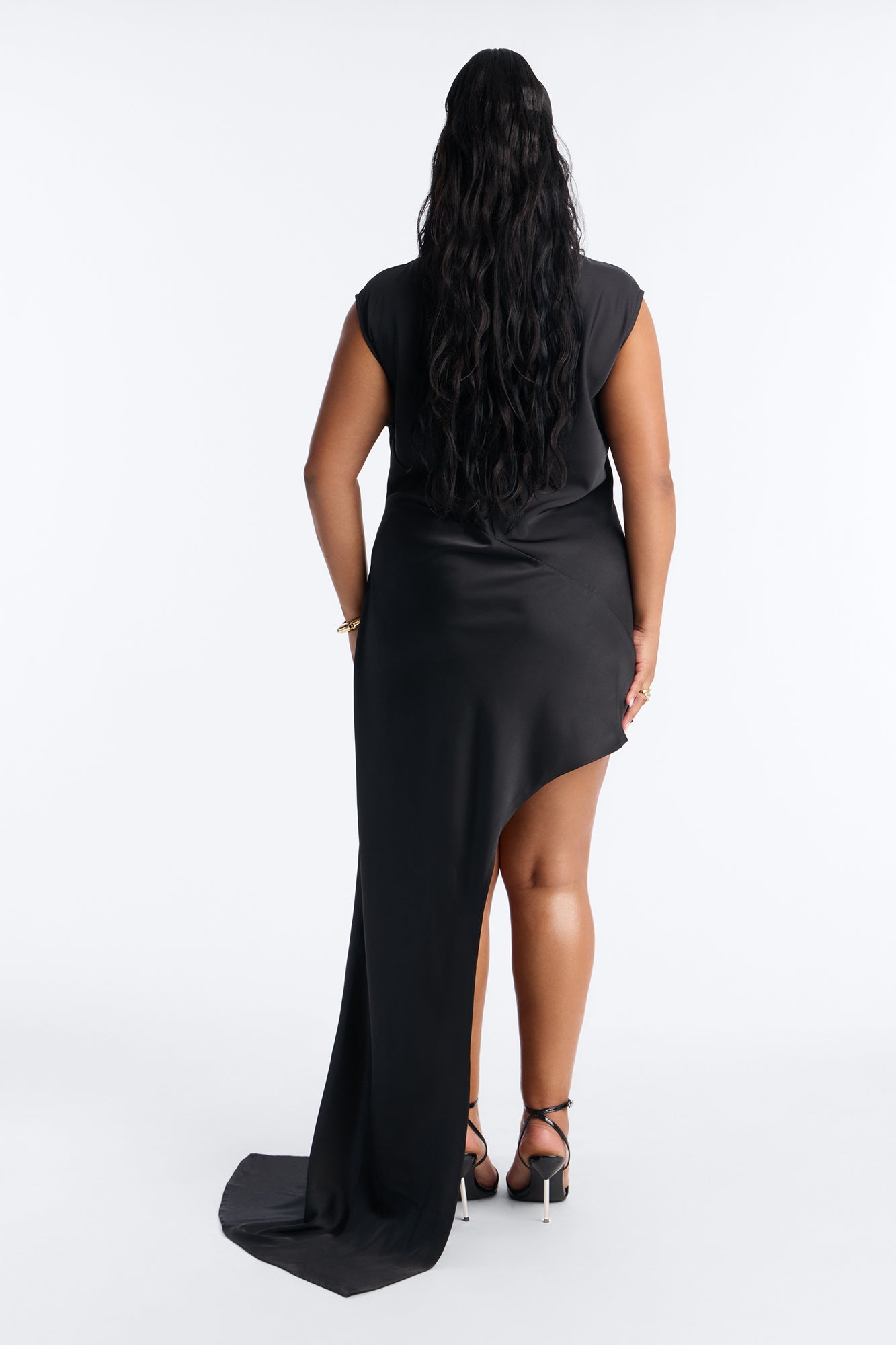 Sweet Surrender High Low Dress - Black image 8