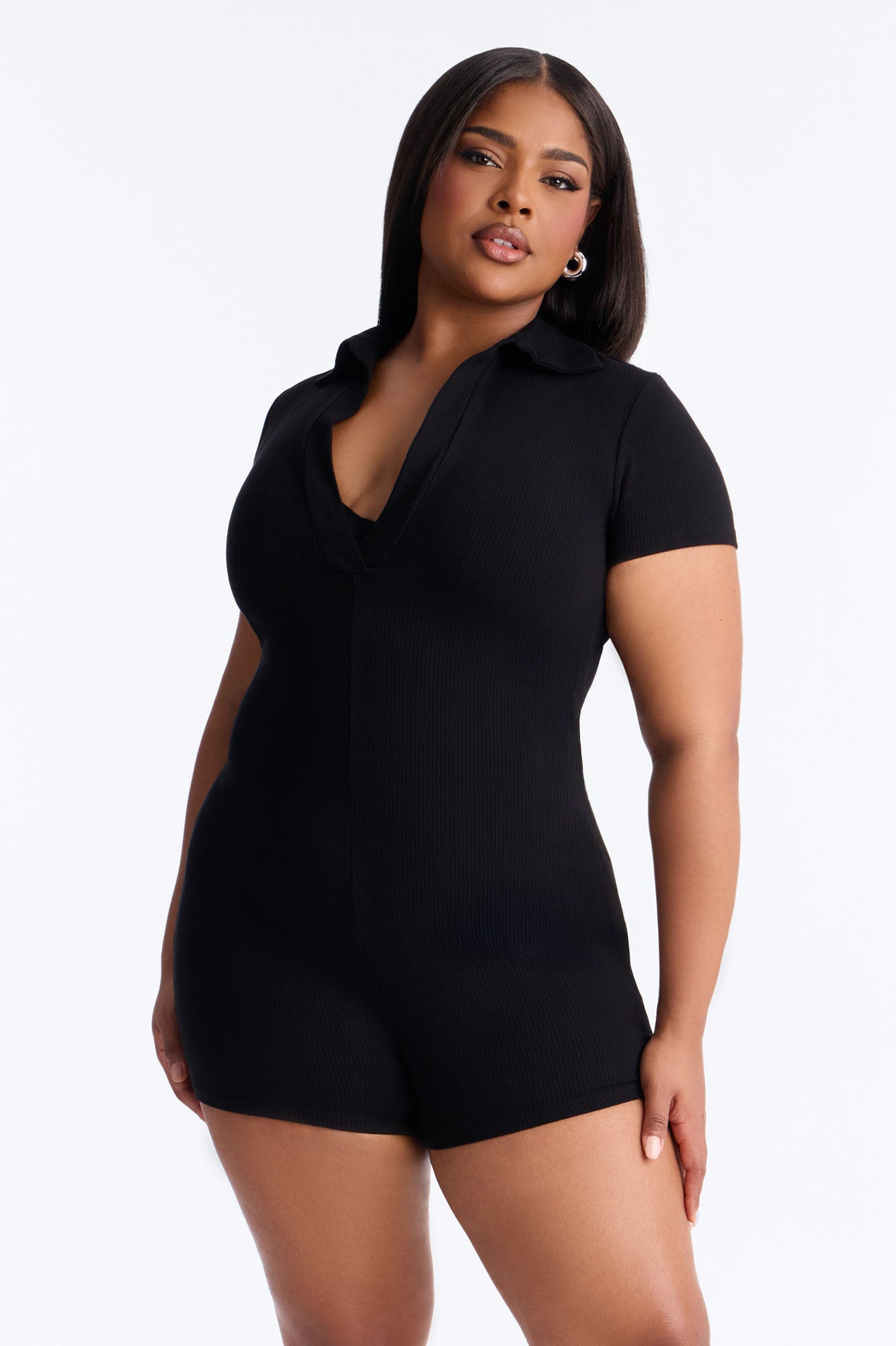 Shantel Snatched Romper - Black image 5