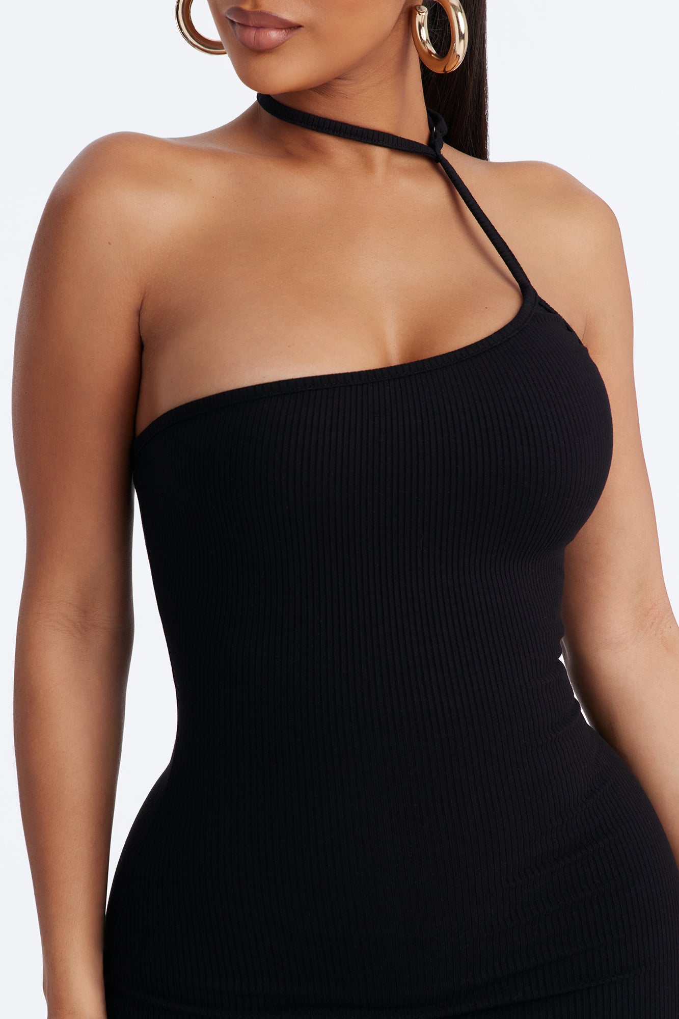 Celine Snatched Mini Dress - Black image 3