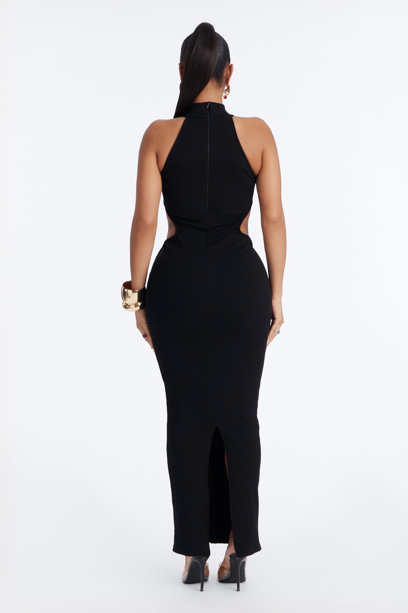 Scarlett Snatched Maxi Dress - Black image 4